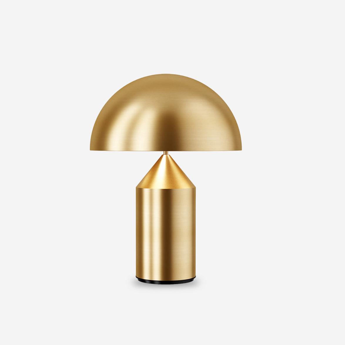 Atollo iconic Italian geometric table lamp, minimalist design lighting