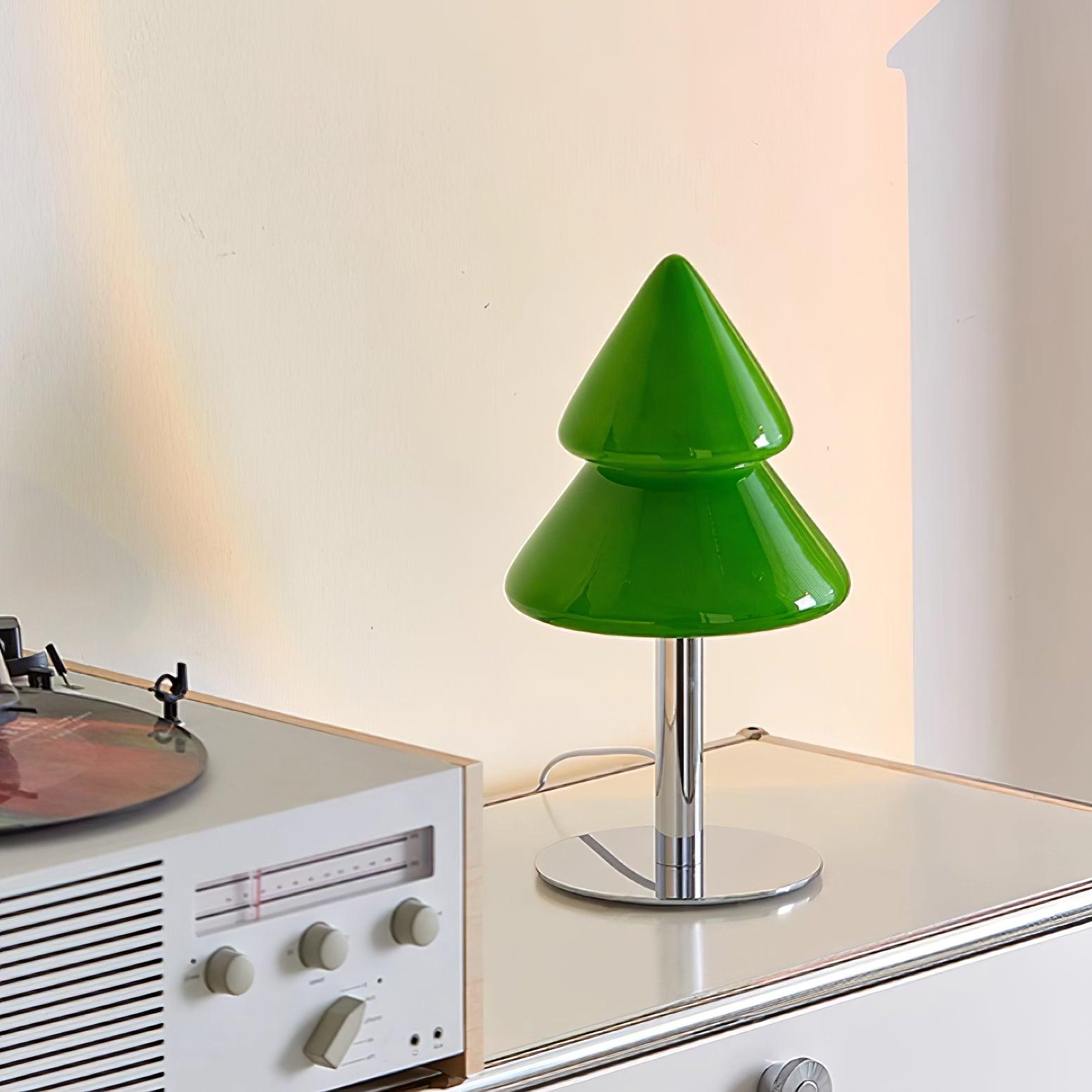 Package contents and what is included with modern Christmas tree table lamp purchase