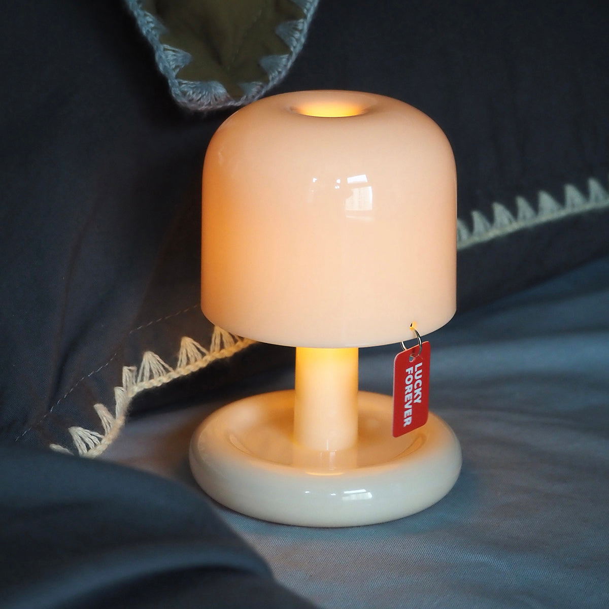 Mini Mushroom Lamp collection display - Multiple units composition