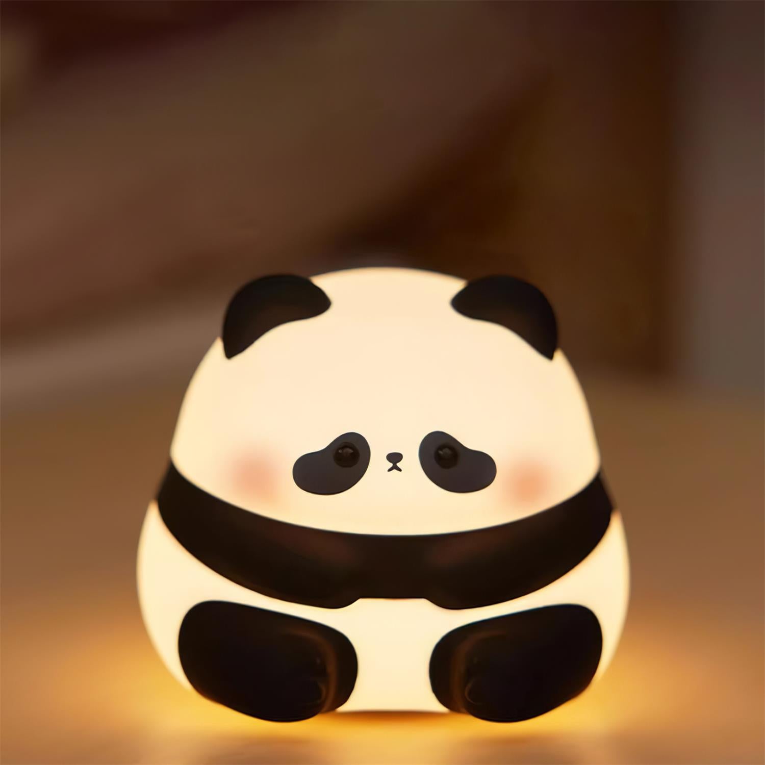 Panda night light minimalist décor integration clean aesthetic lines
