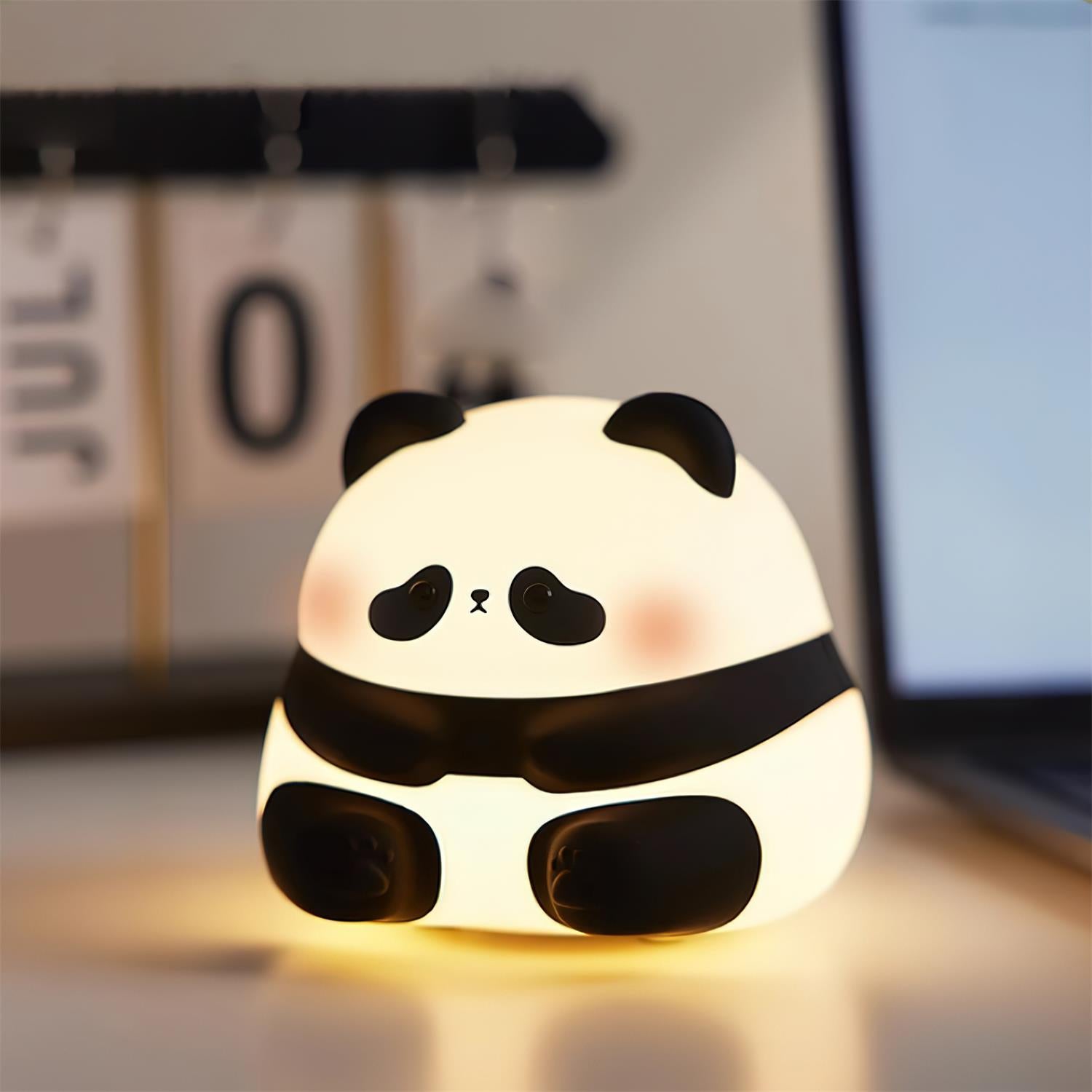 Panda night light Model C balanced proportions versatile placement option