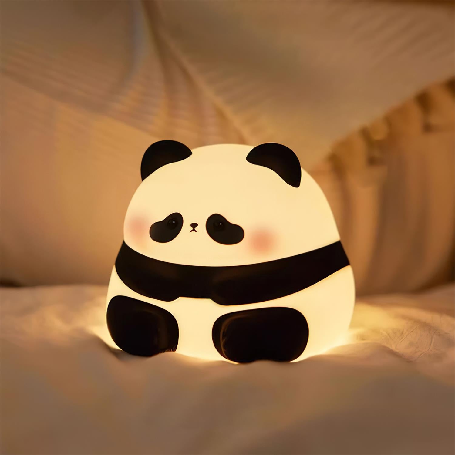 Panda night light anxiety relief comfort children sleeping aid