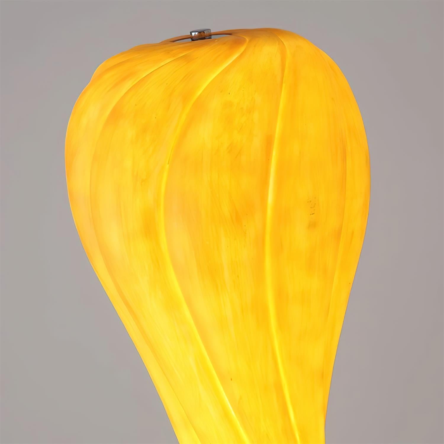 Pepperpod column floor lamp detailed view showcasing sculptural spiral design and textured resin finish