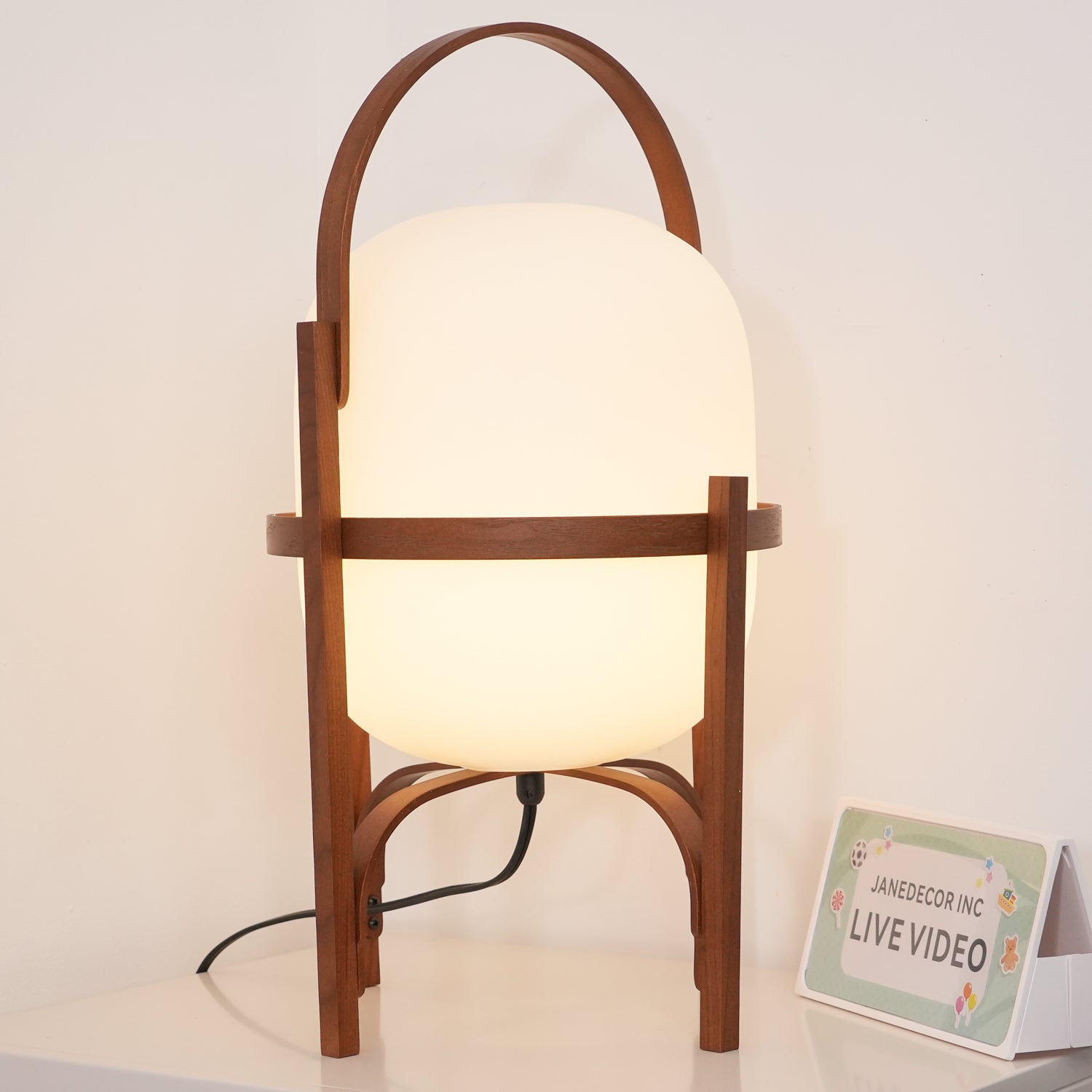 Portable lantern table lamp home office desk ambient lighting