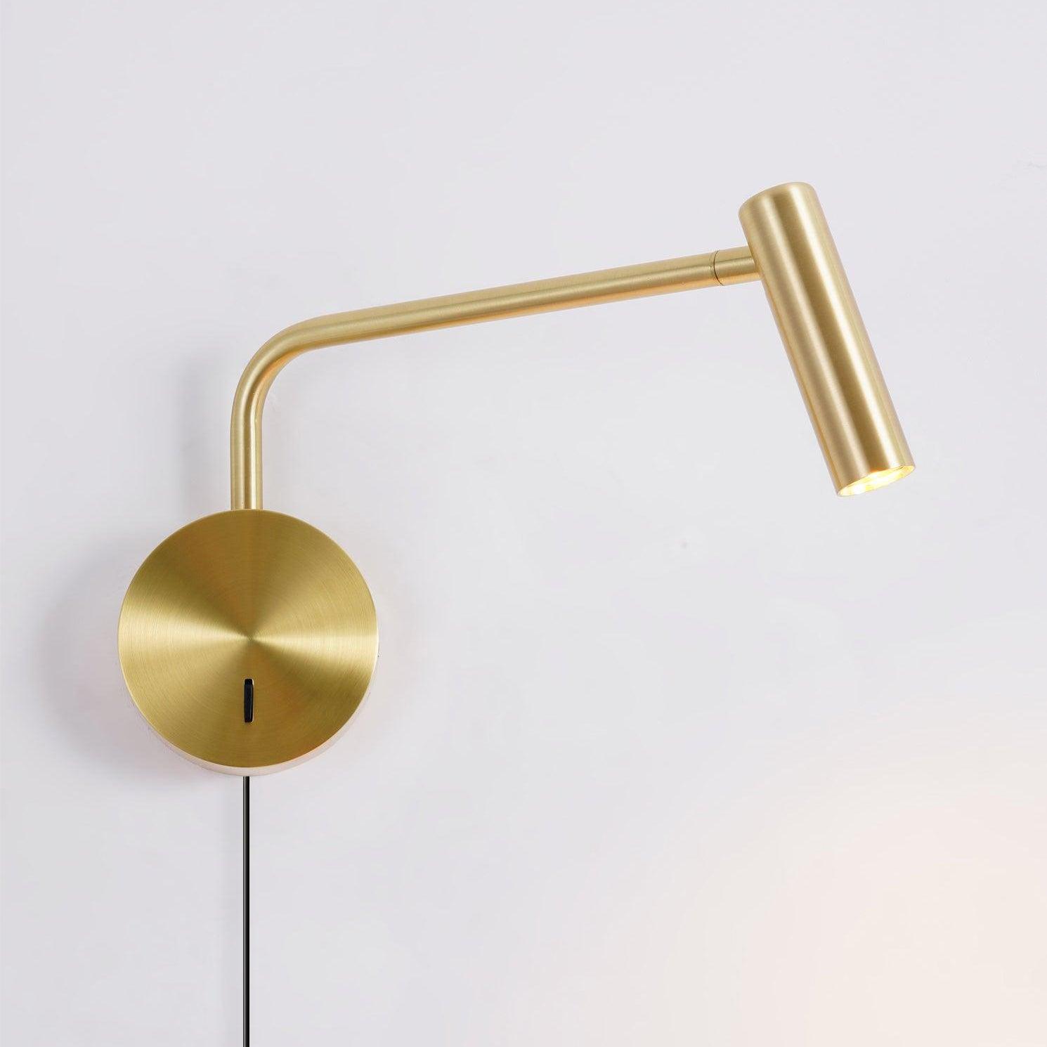 Rizo wall lamp metal construction pivoting mechanism rotation axis detail engineering
