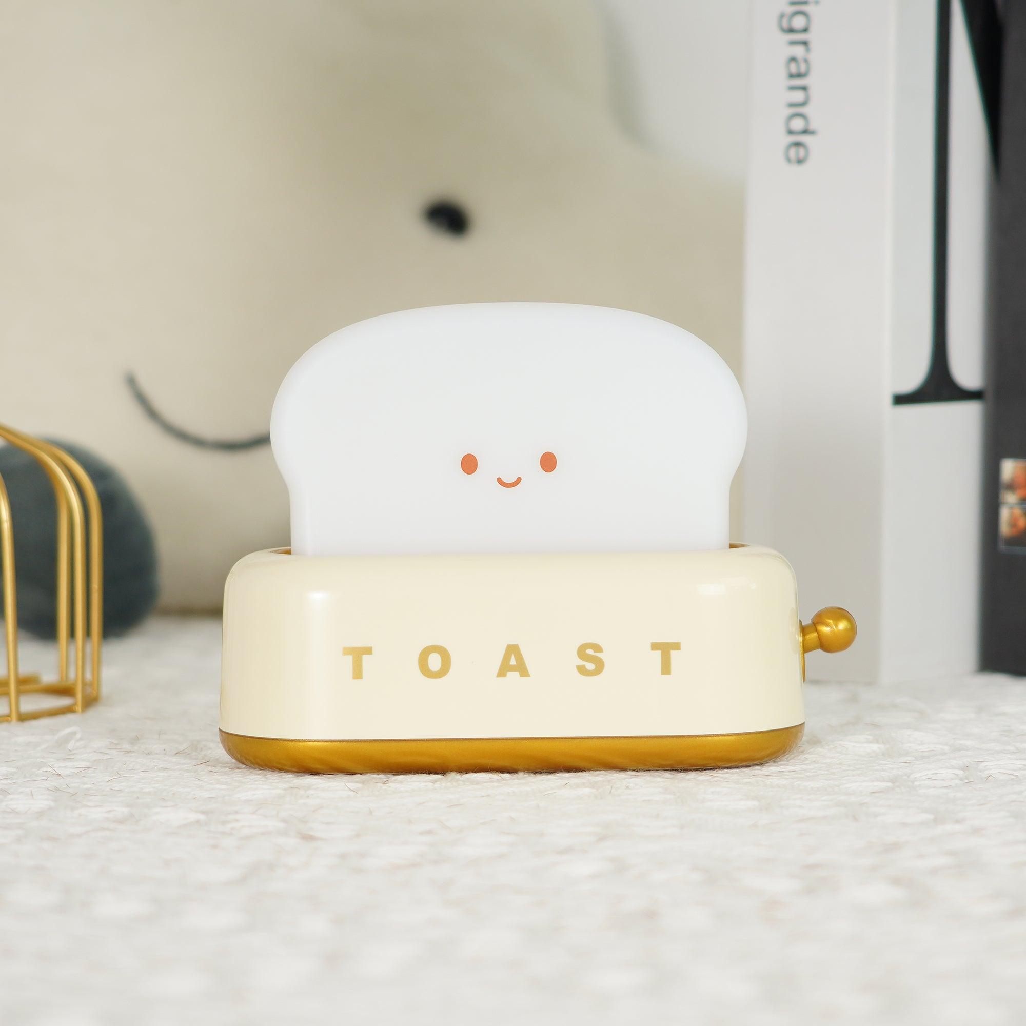 Almond yellow toaster table lamp perfect gift for housewarming and special occasions