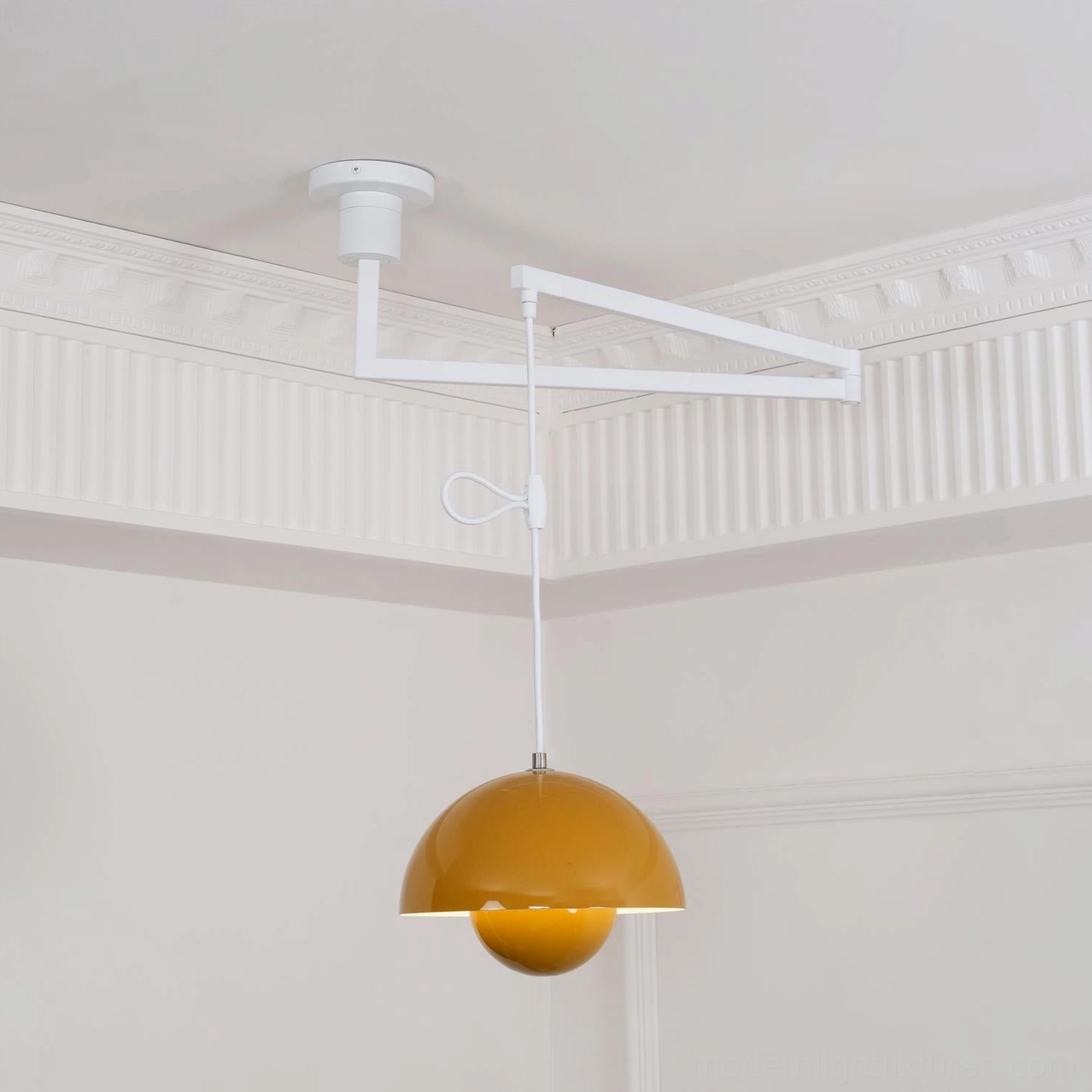 Adjustable dome pendant light modern kitchen island task lighting solution