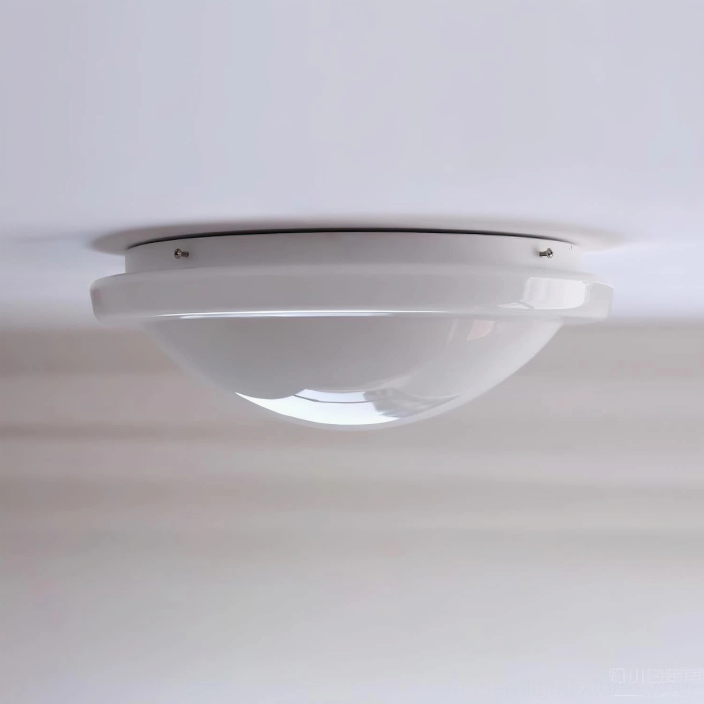 Aire warm white 3000K ceiling light fixture providing even light diffusion for bedroom living room or hallway spaces