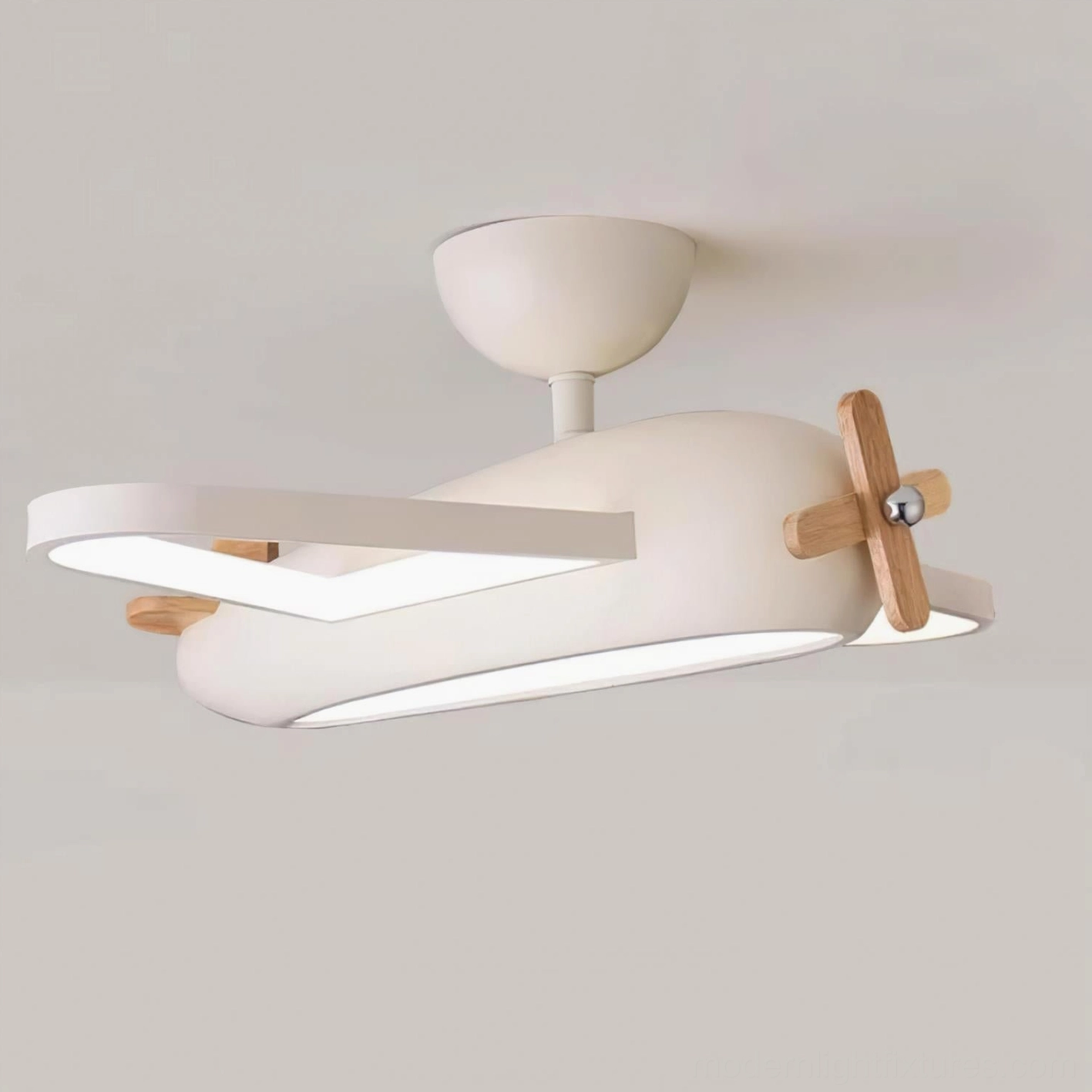 Airplane ceiling lamp with integrated LED 50000 hour lifespan energy efficient modern lighting