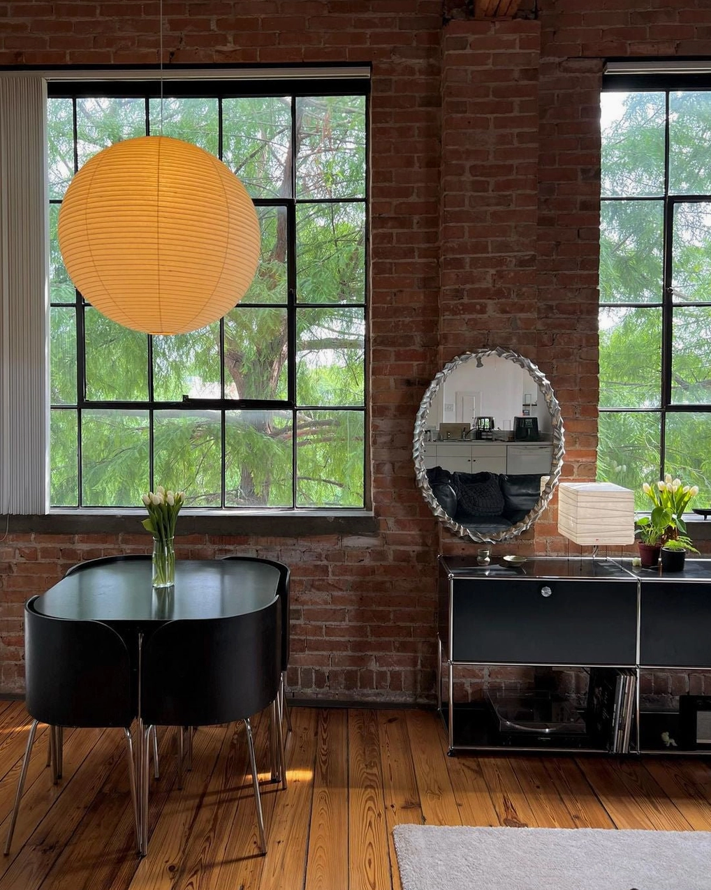Japanese paper lantern Akari A pendant - no hardwiring required design