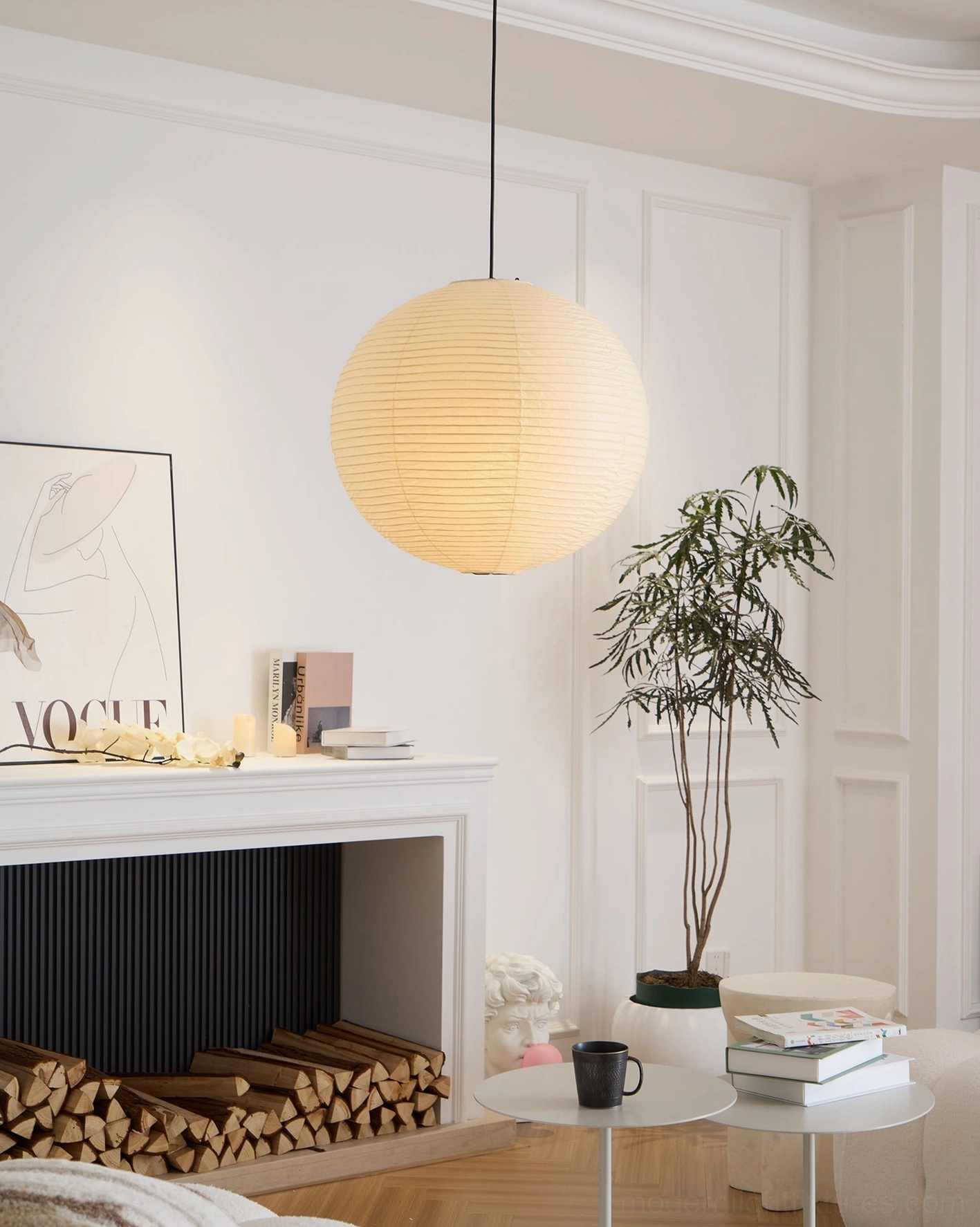 Akari A Series pendant lamp 70cm medium dining kitchen island