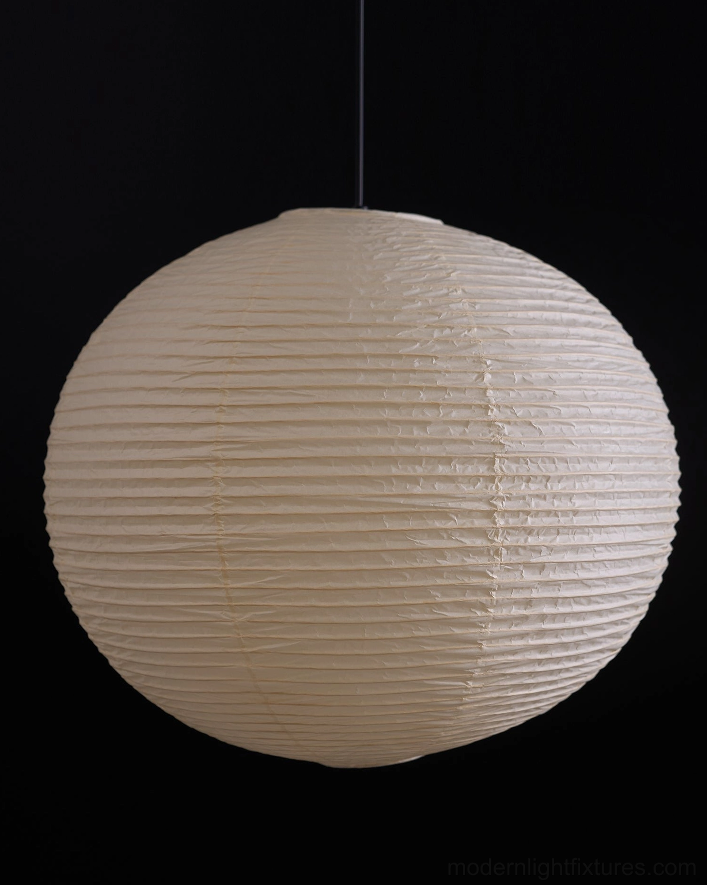 Akari cotton paper pendant lamp minimalist design philosophy