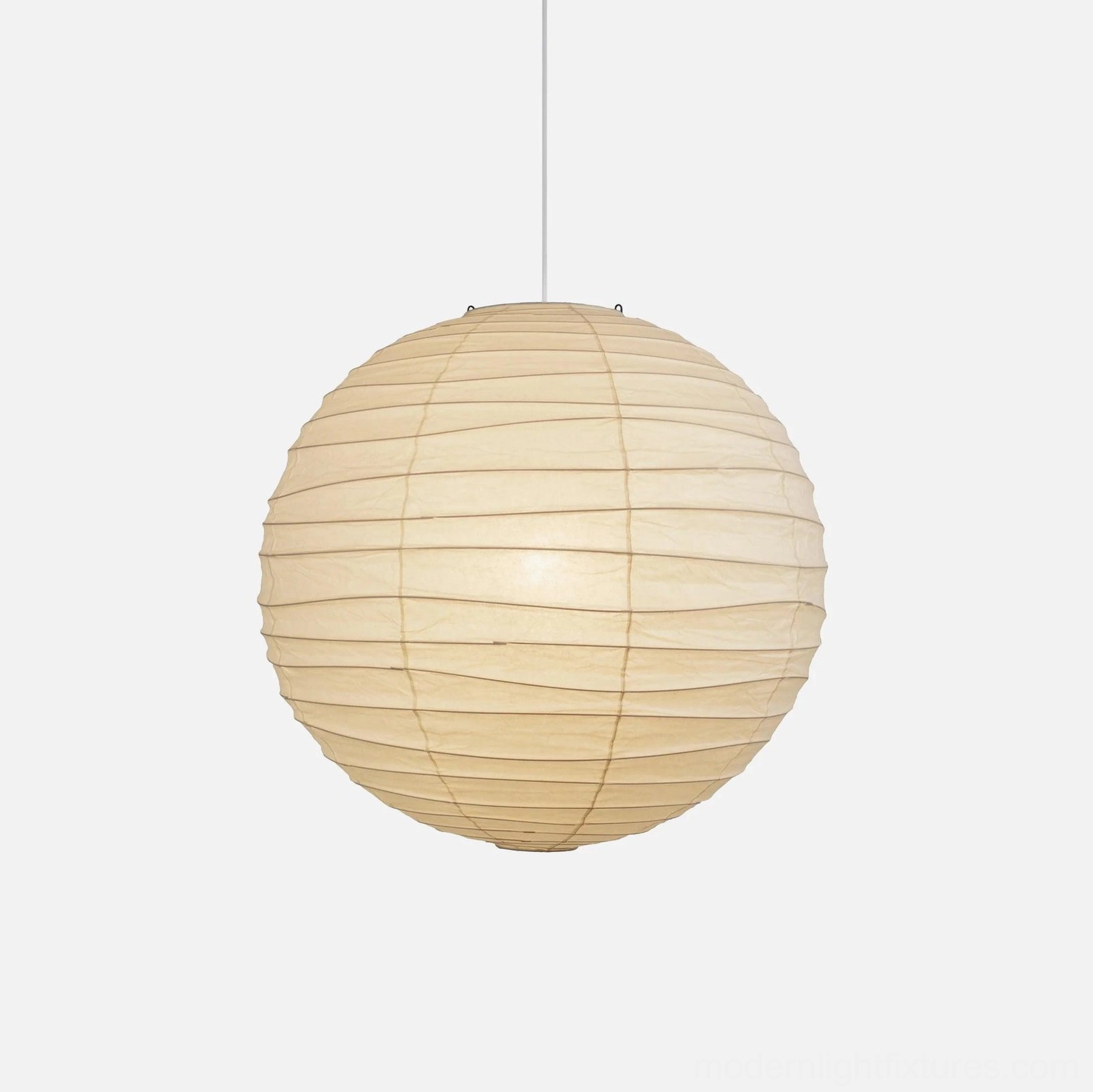 Akari D Series pendant lamp - 120cm extra-large size architectural statement for high ceiling spaces