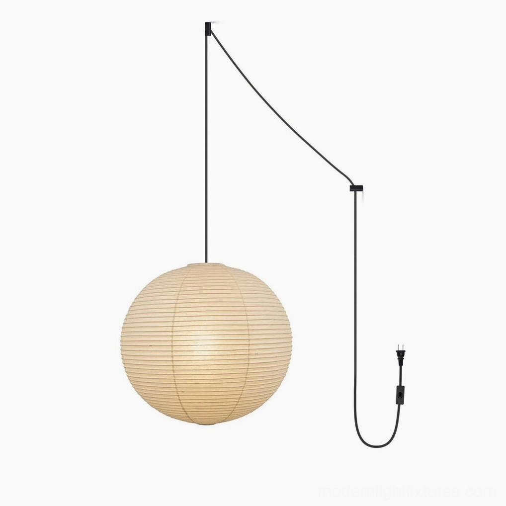 Akari A Series paper pendant light global certification marks and voltage specifications