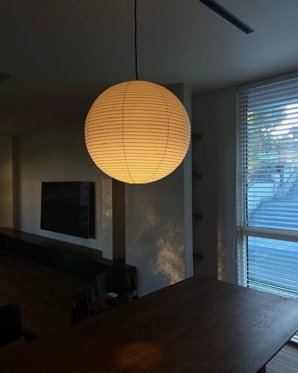 Akari pendant lamp dimmer switch compatible lighting control