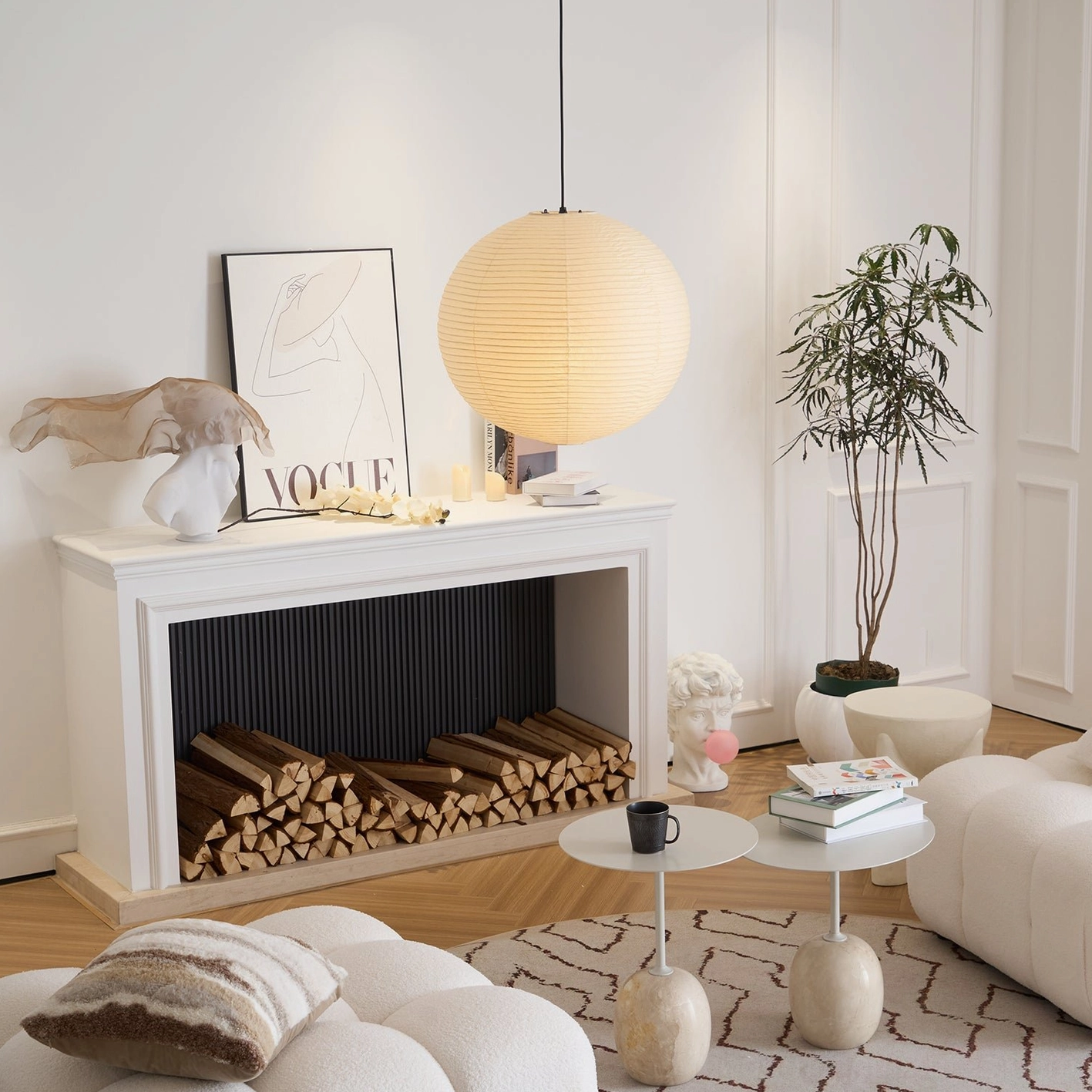 Akari pendant lamp size guide comparison all dimensions
