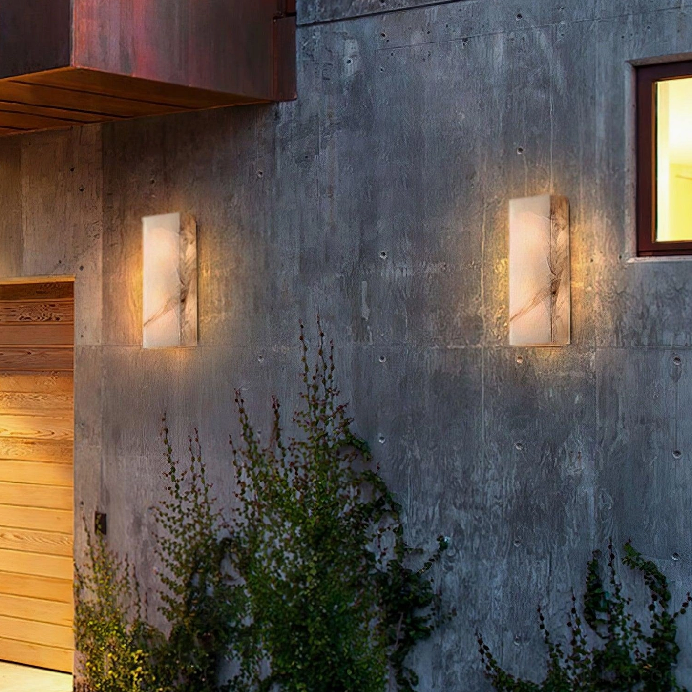 Alabaster wall sconce timeless natural stone contemporary lighting celebrates light source design