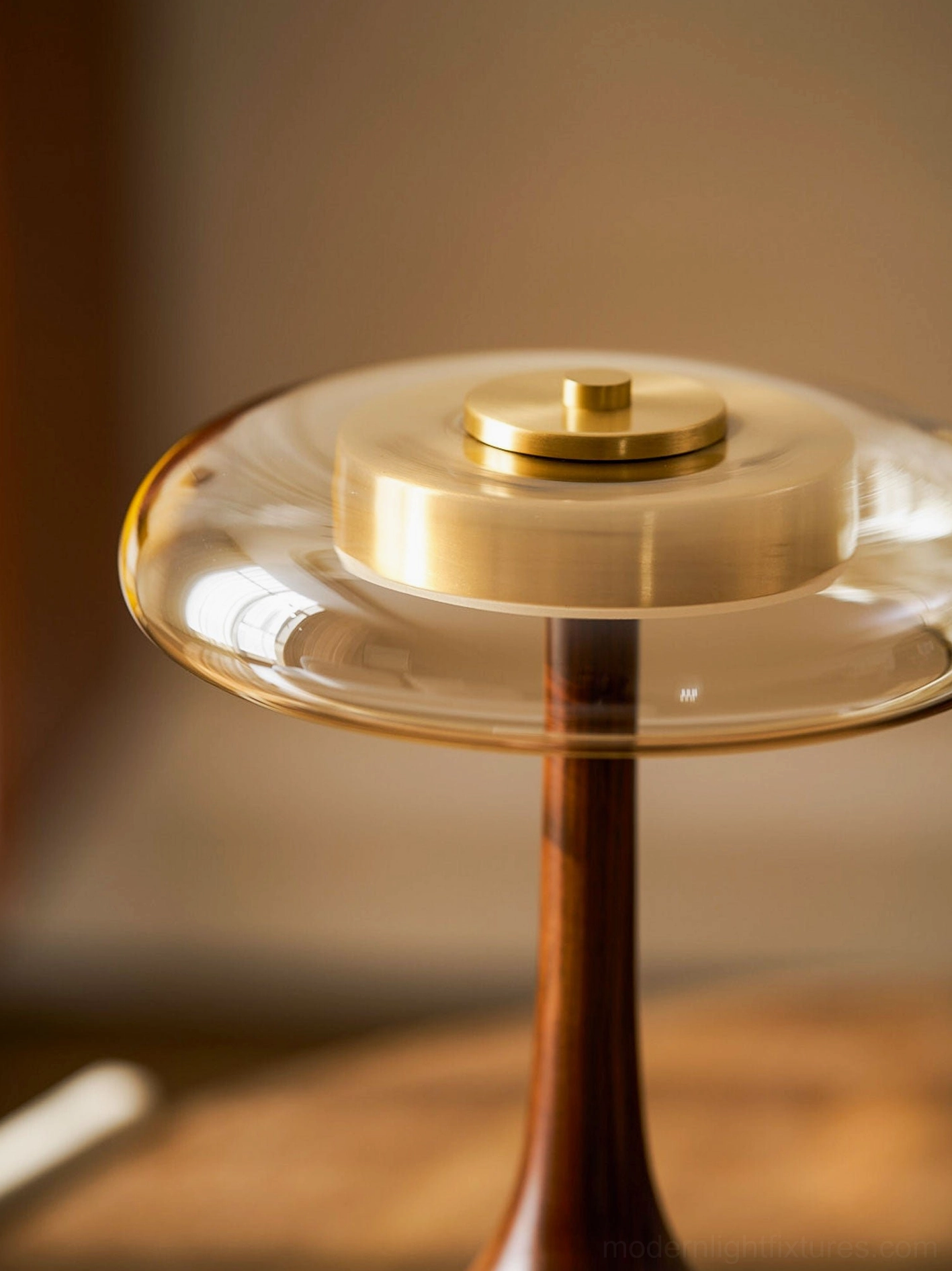 Andi table lamp material quality hand-blown glass craftsmanship detail