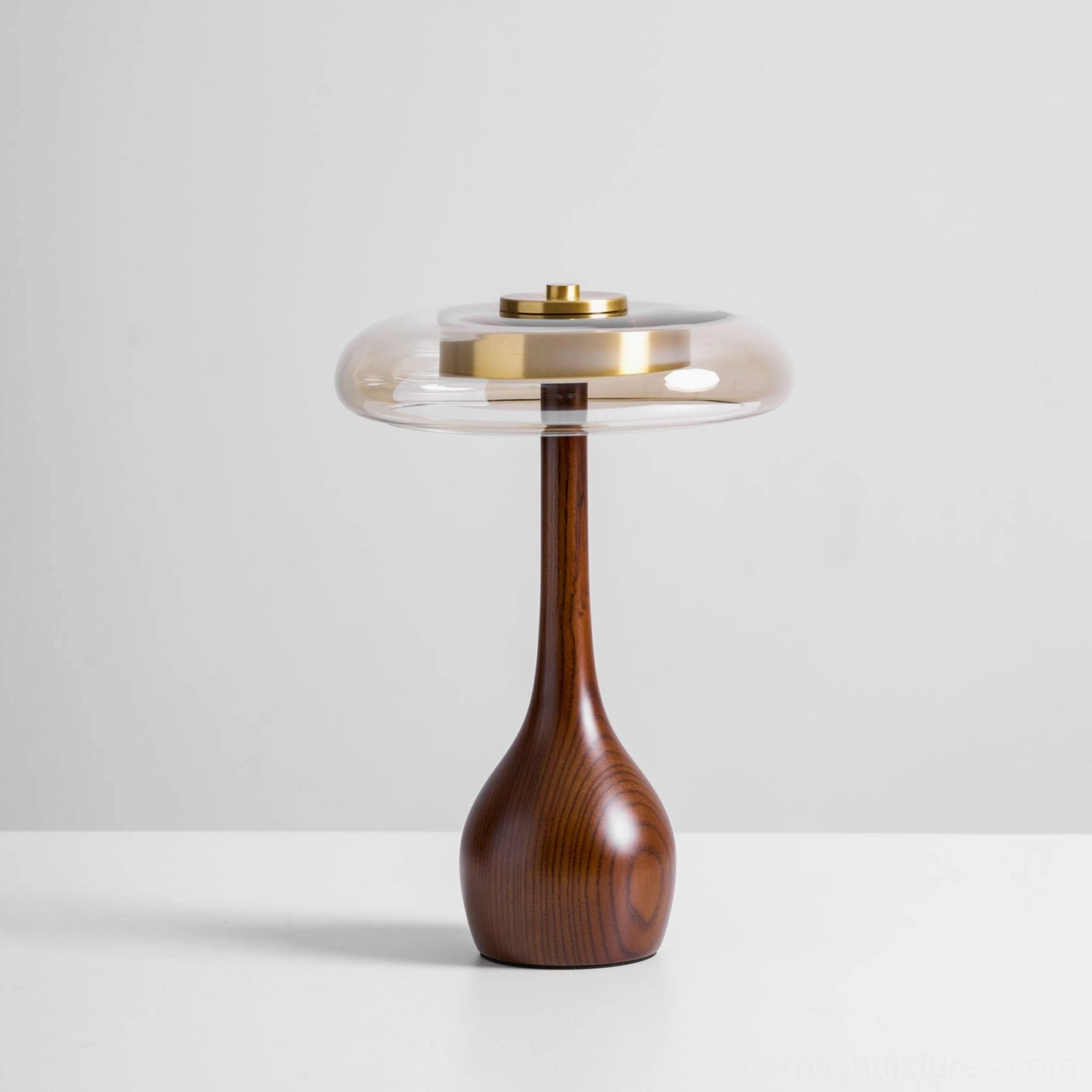 Andi glass table lamp living room console styling gallery lighting design
