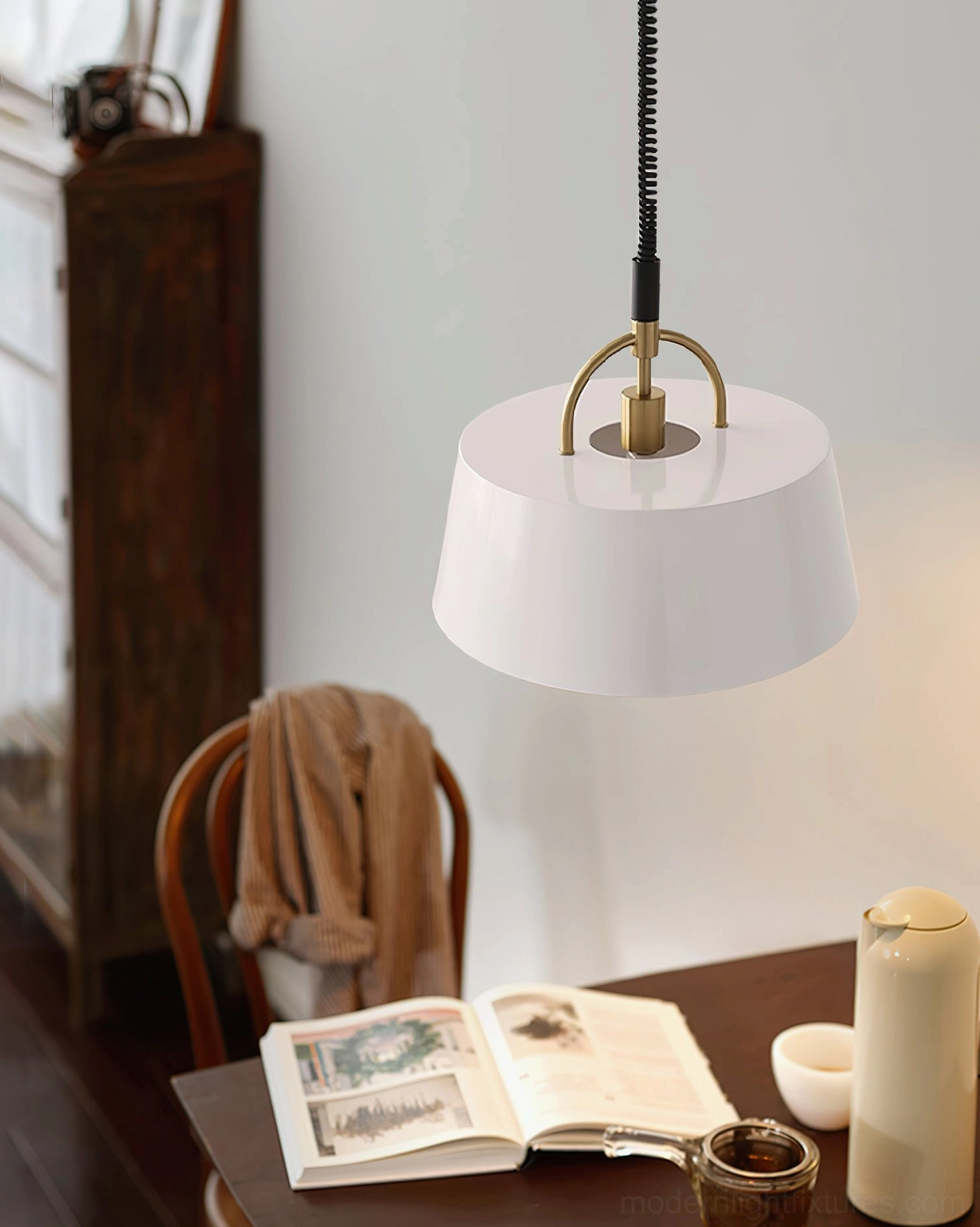 Angelo modern pendant light shade construction and material quality showcase