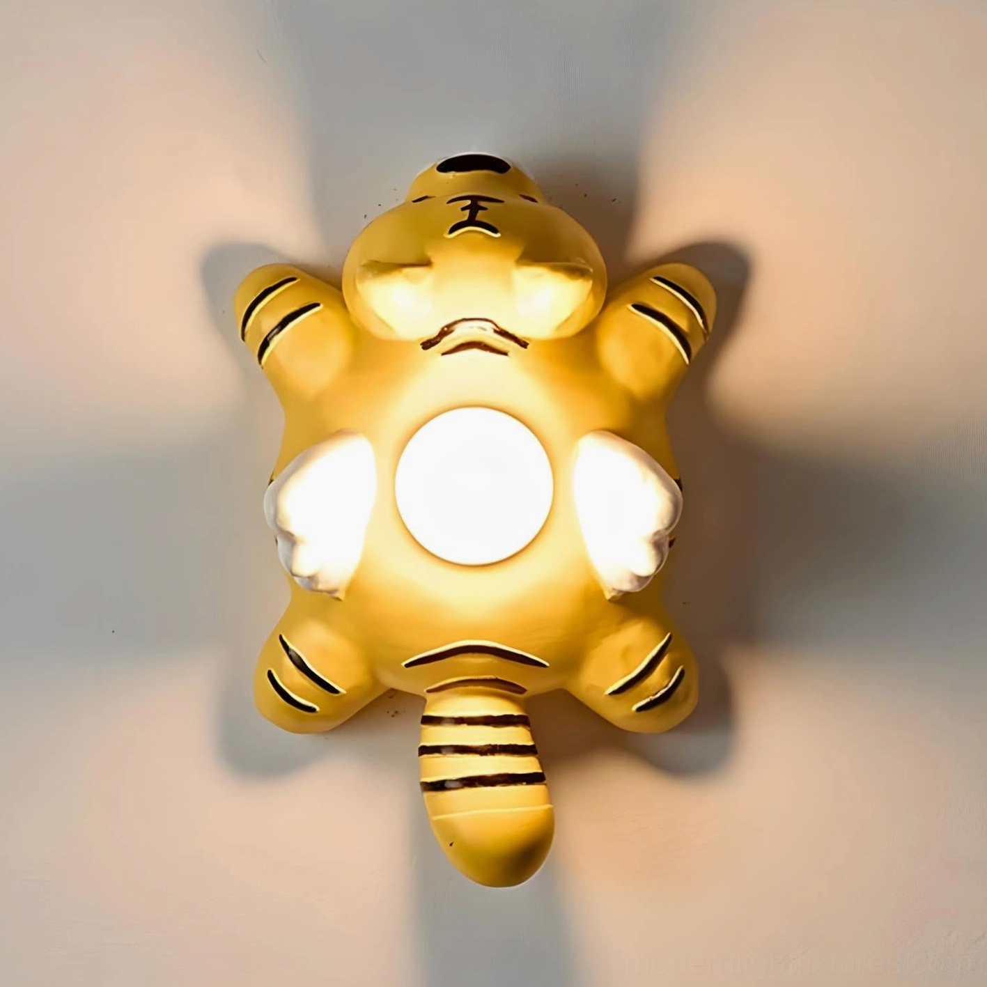 Animal wall sconce available in multiple color finishes gold white brown yellow