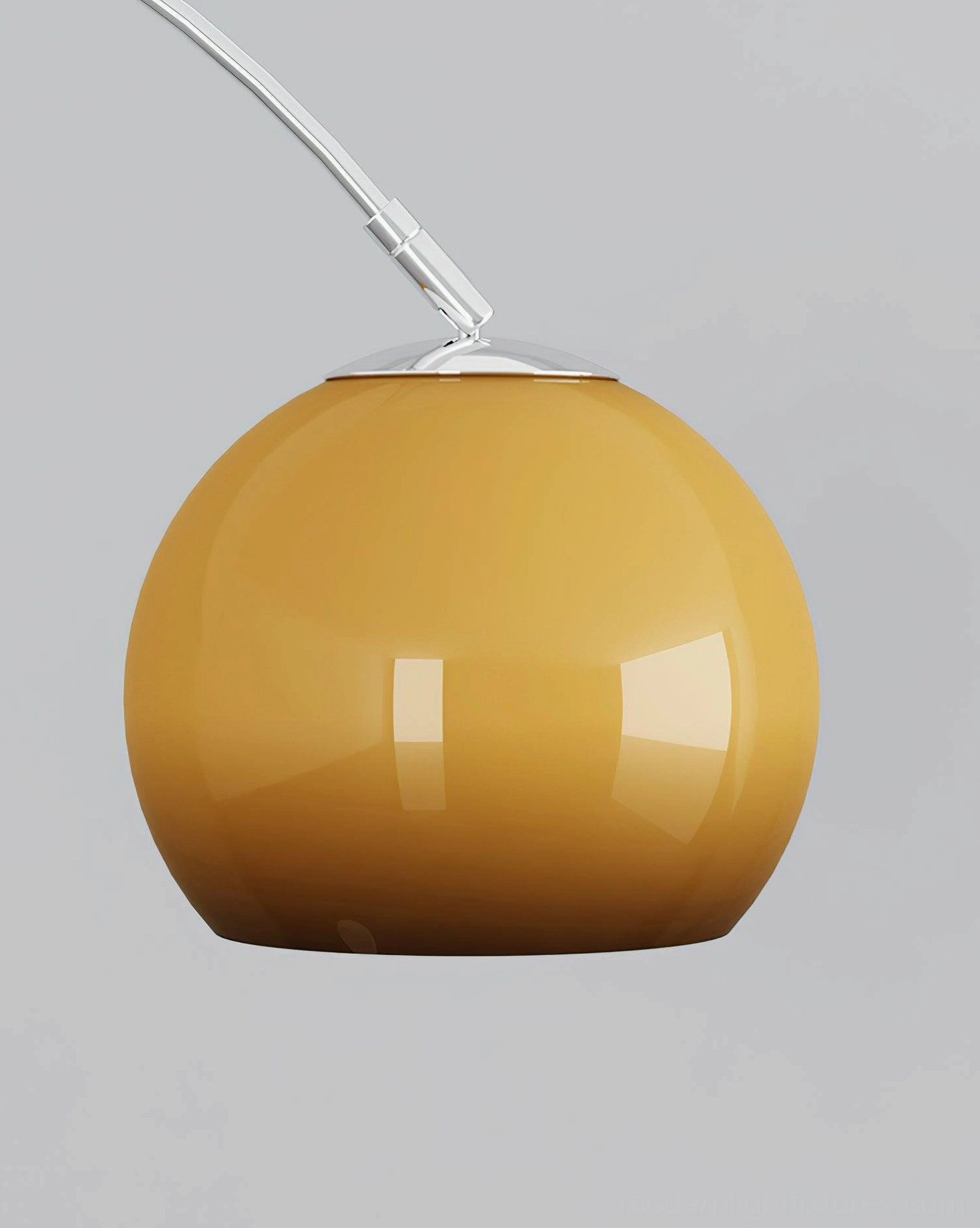 Arc floor lamp 180cm height dimension showing 70.8 inches tall floor to shade