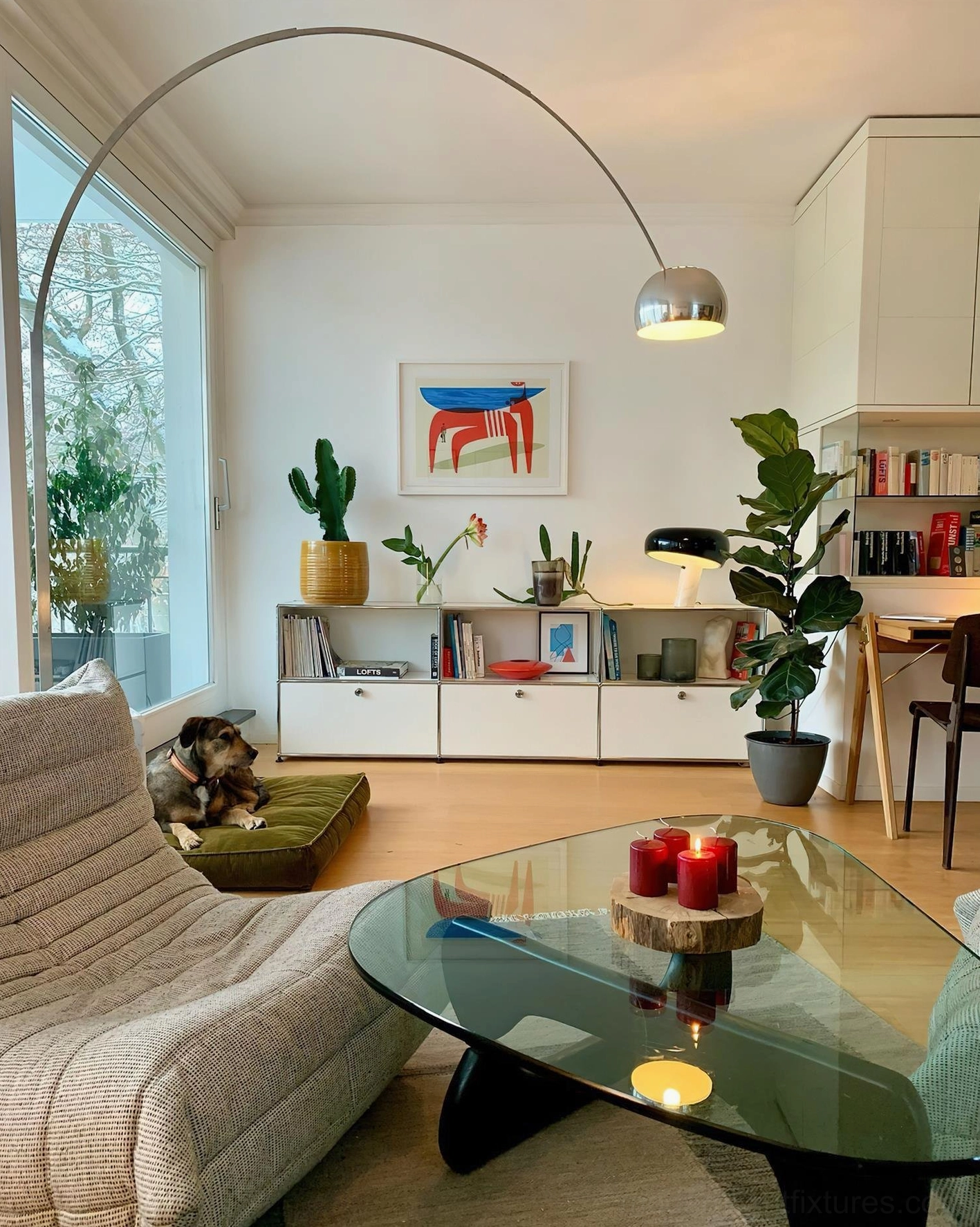 Contemporary arc floor lamp cord and electrical components with regional plug options