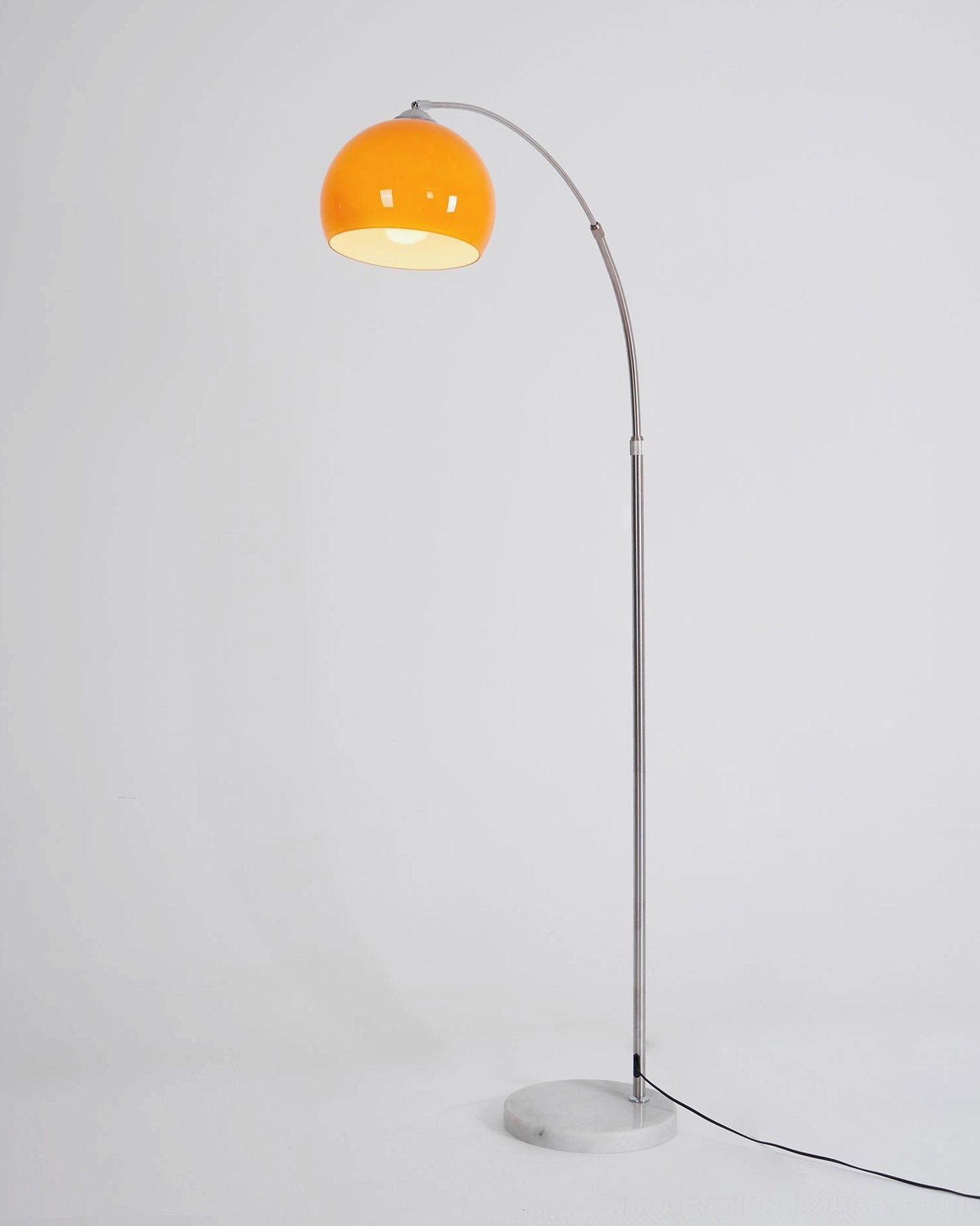 Arc floor lamp high quality shade materials even light diffusion soft illumination