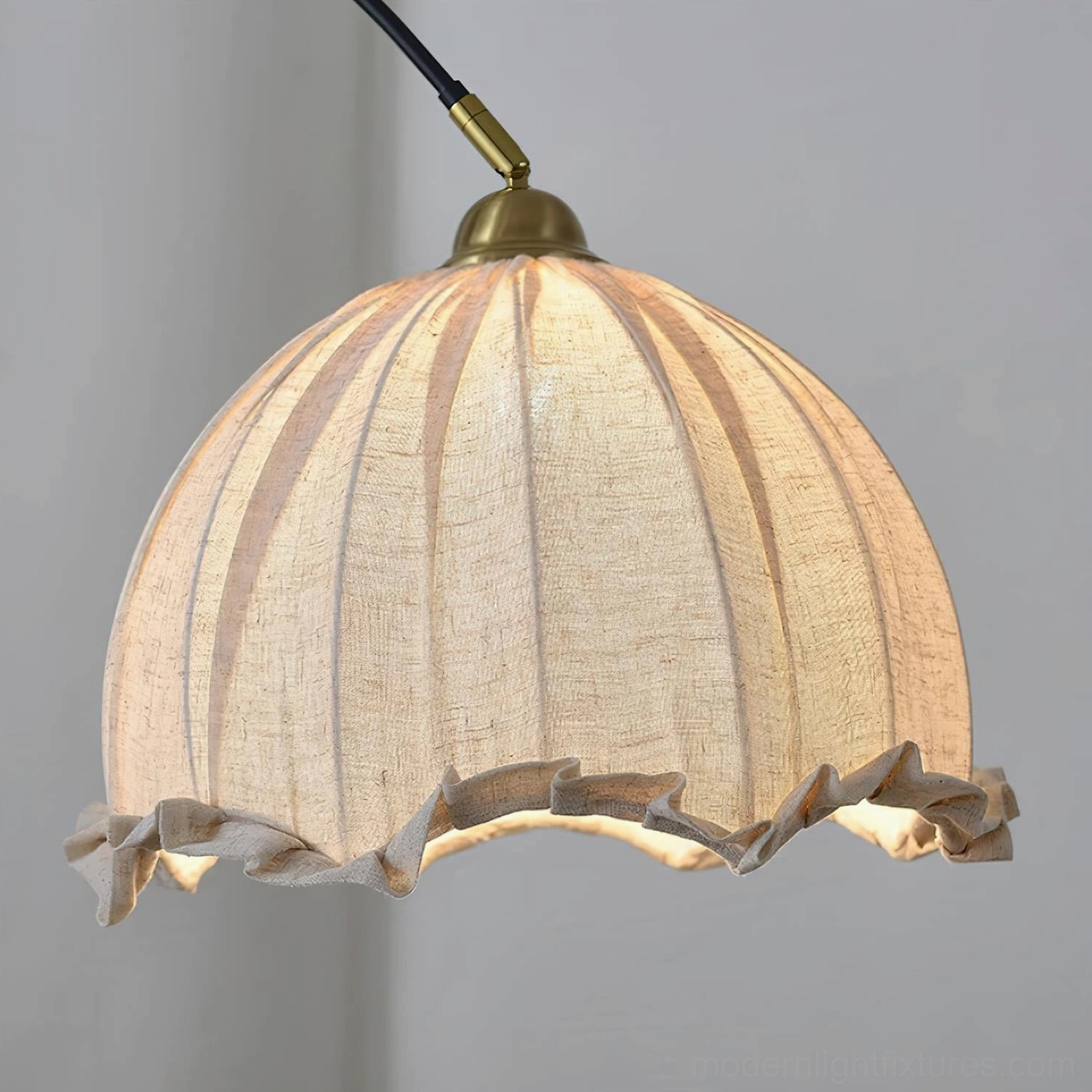 Contemporary arc floor lamp base stability weighted metal construction