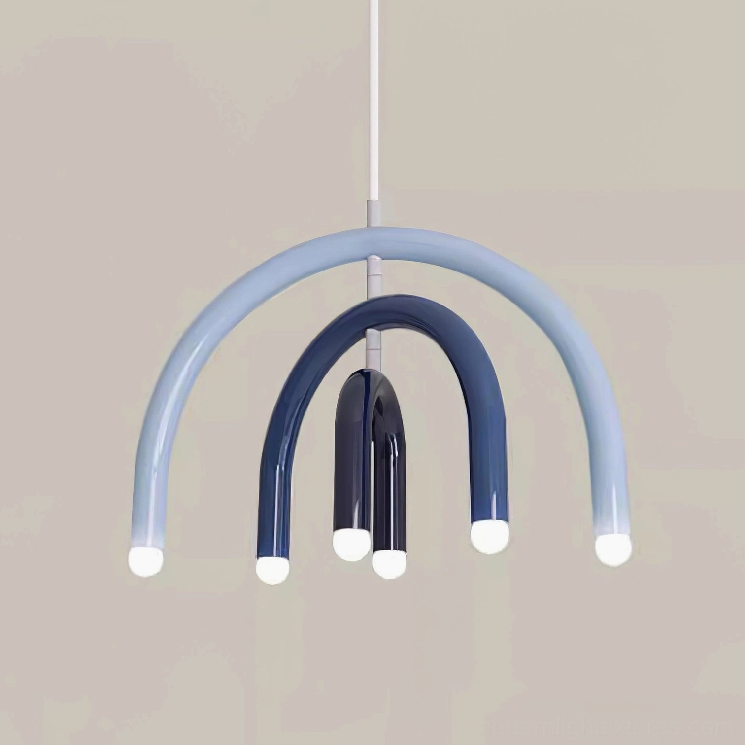 Arc pendant light dimmer switch compatible for ambiance control and brightness adjustment