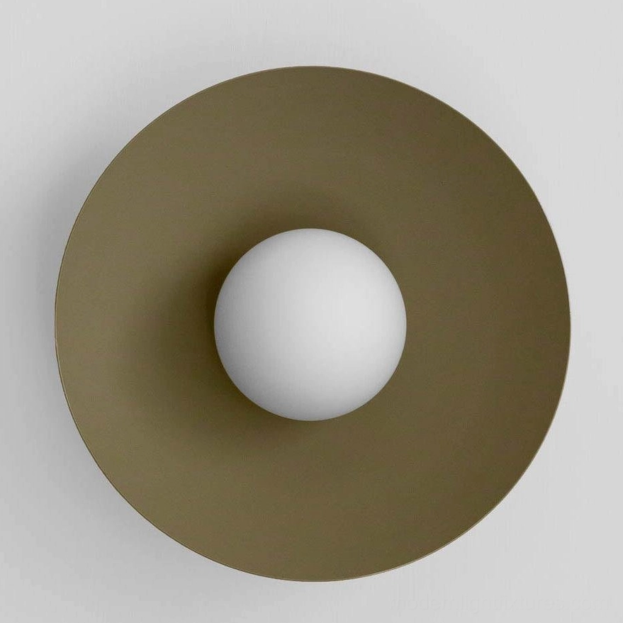 Arundel Orb modern ceiling light showing dome shade design and mounting system