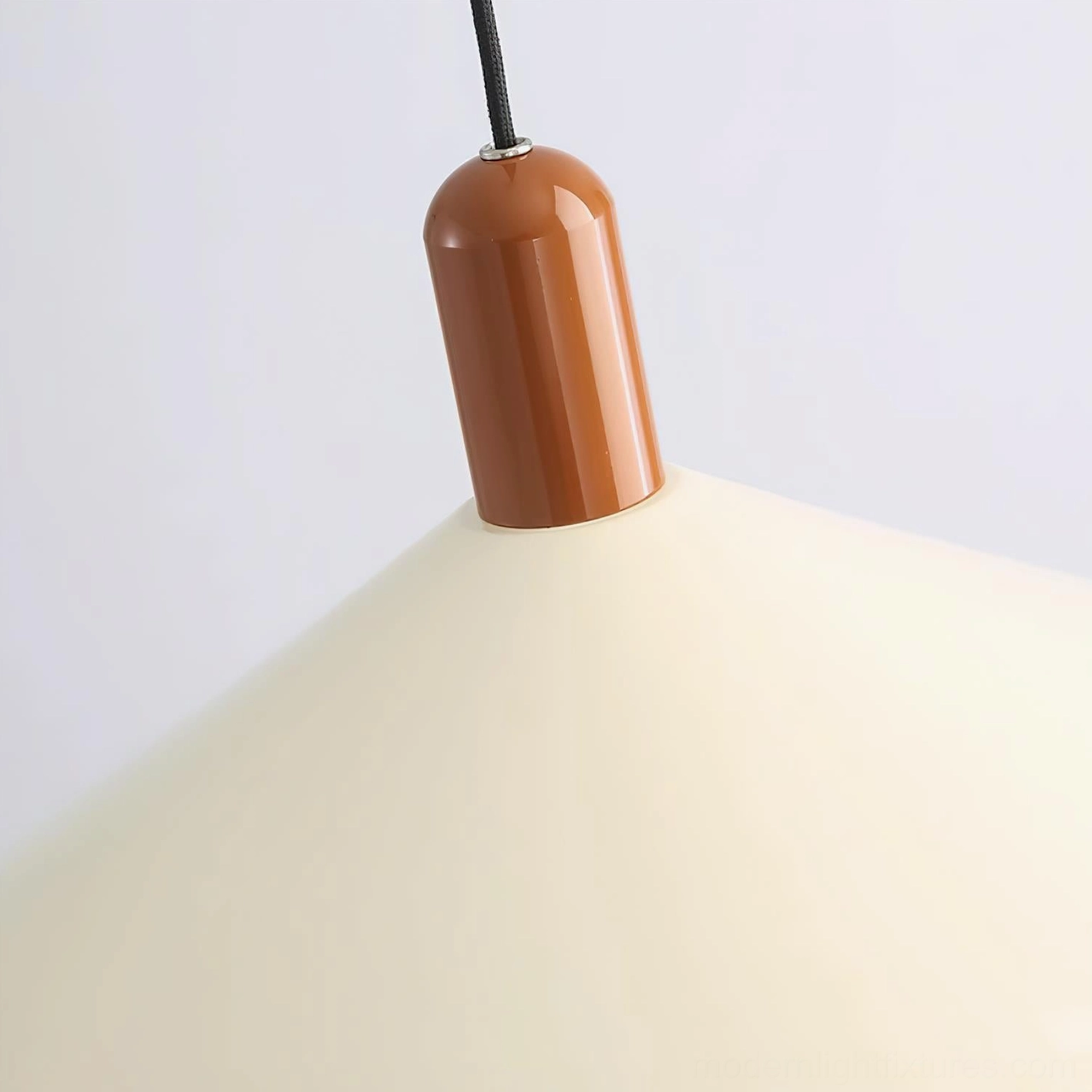Arundel modern pendant lamp geometric cone form, minimalist design with refined proportions