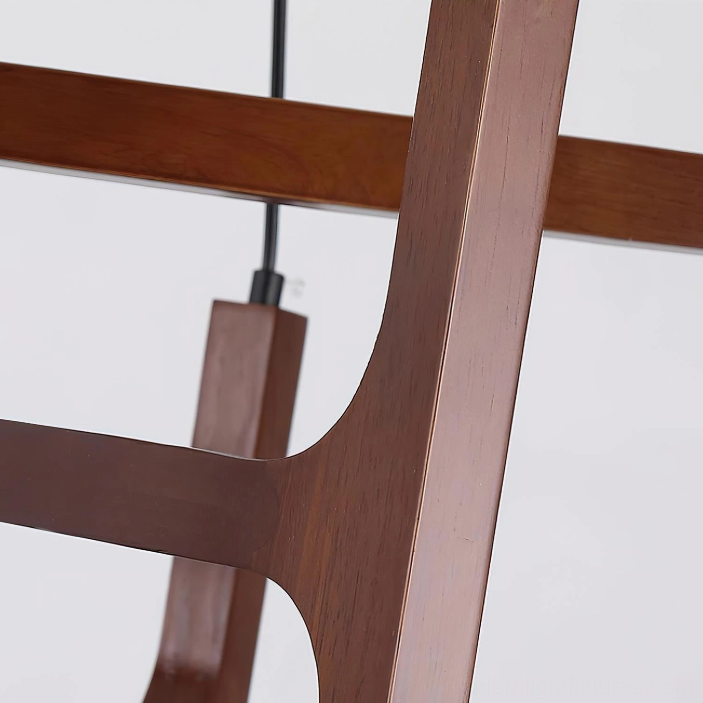 Astra wooden chandelier wood color finish alternative color option