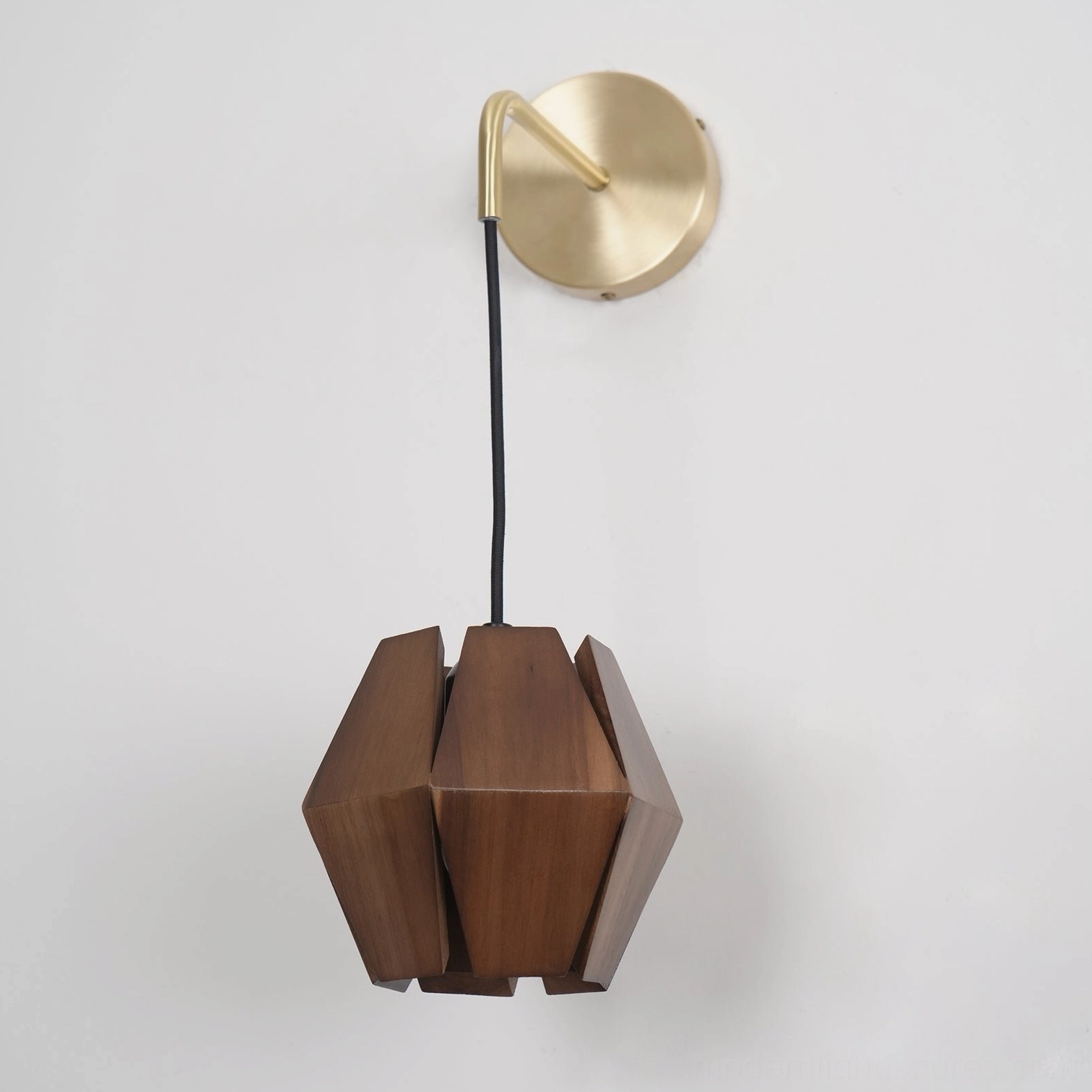 Astris wood wall lamp living room focal point warm ambient sculptural accent light