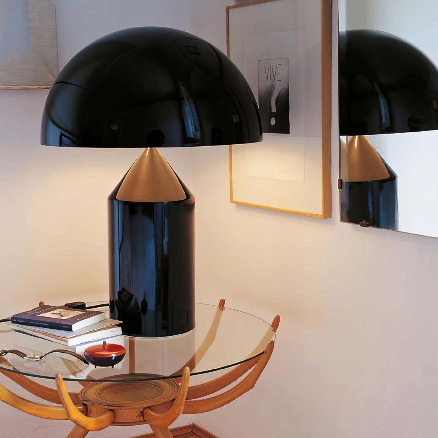 Atollo modern geometric table lamp functional beauty aesthetic