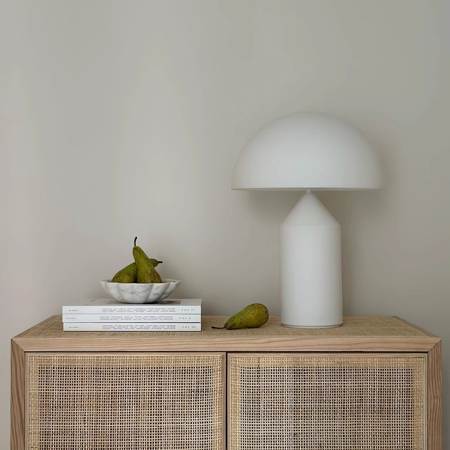 Atollo table lamp modern design statement piece, contemporary home decor