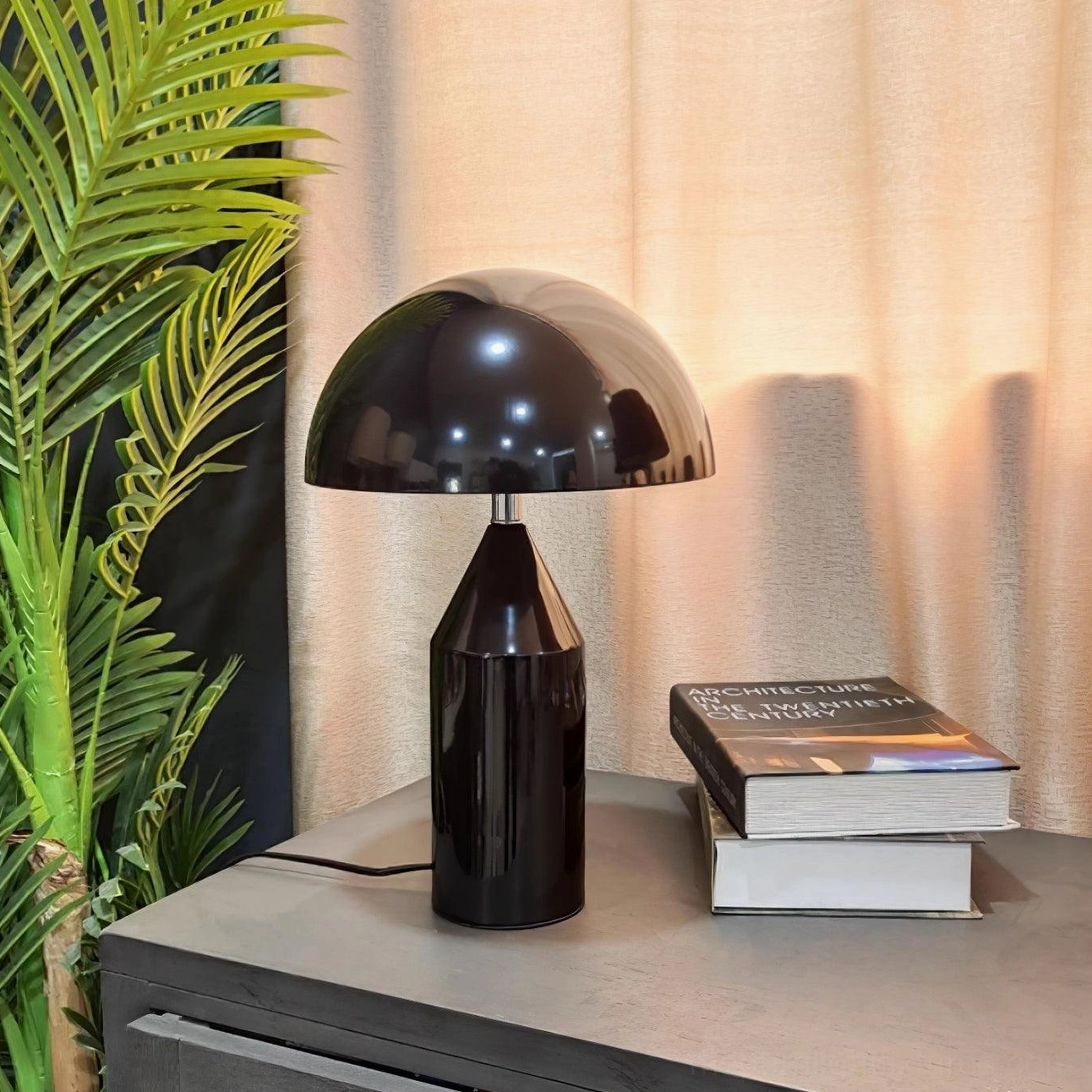 Atollo geometric table lamp modern interior design accent piece