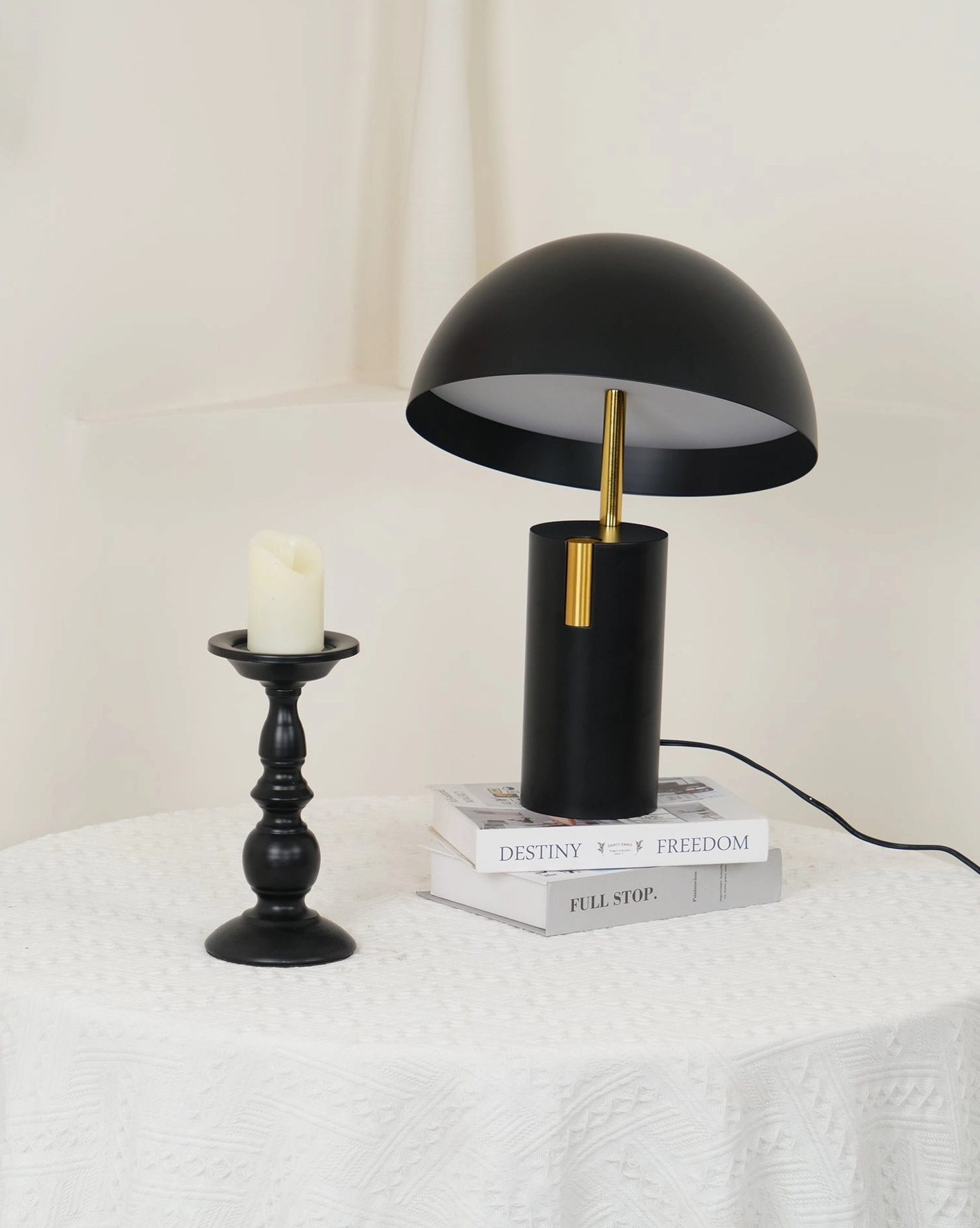 Avo table lamp Japanese Zen minimalist interior design aesthetic calm meditative environment