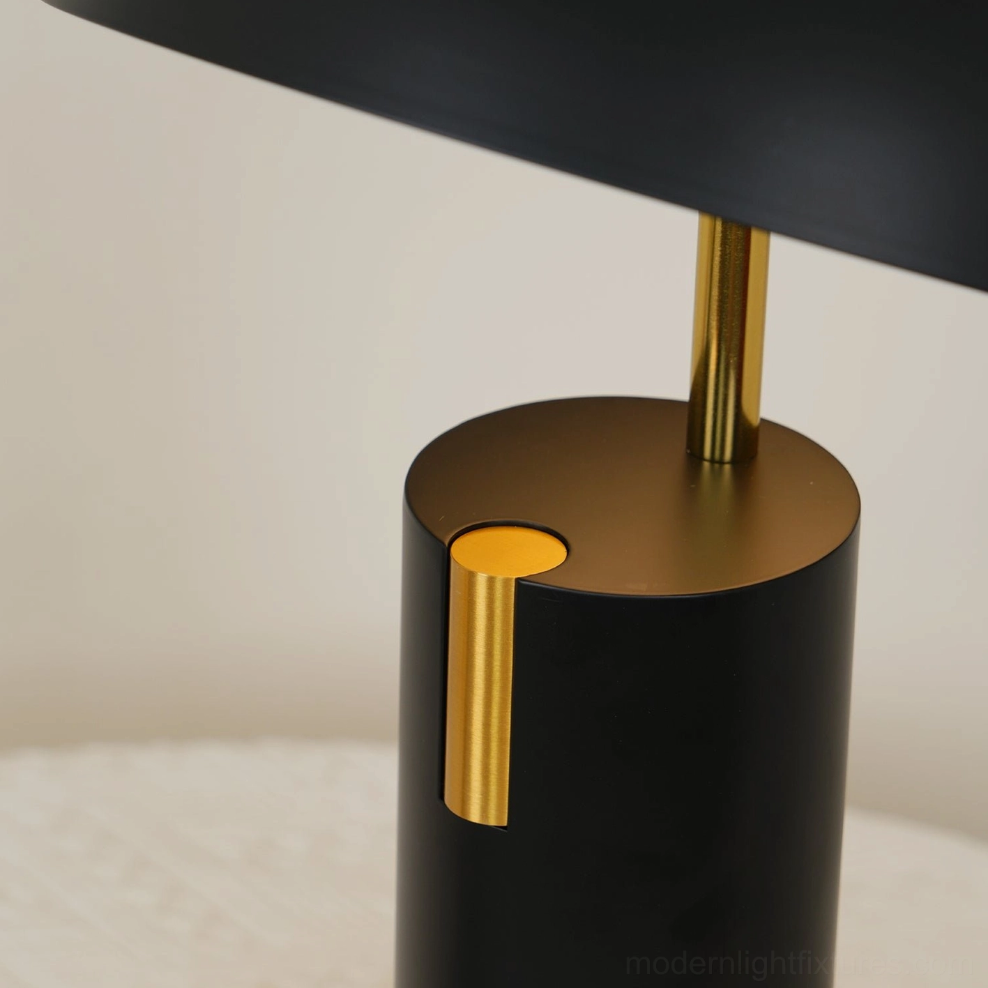 Avo table lamp office desk setting showing functional lighting for creative workspace design