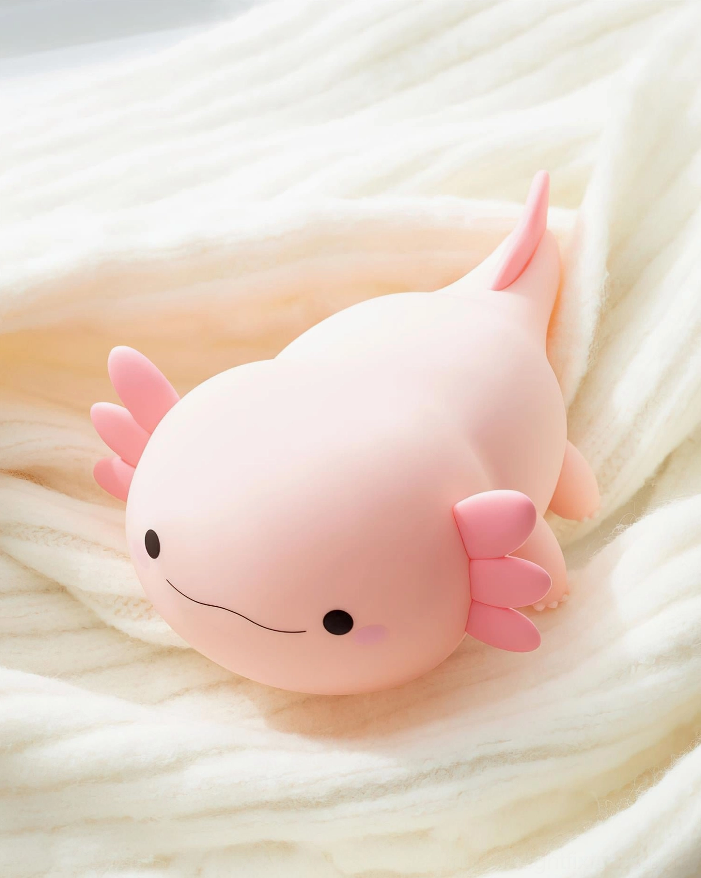Axolotl night light creature-inspired design, perfect gift for nature lovers and design enthusiasts