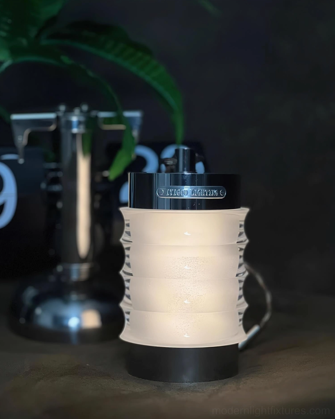 Balia portable LED table lamp with EU and North America safety certifications, eco-conscious USB rechargeable design