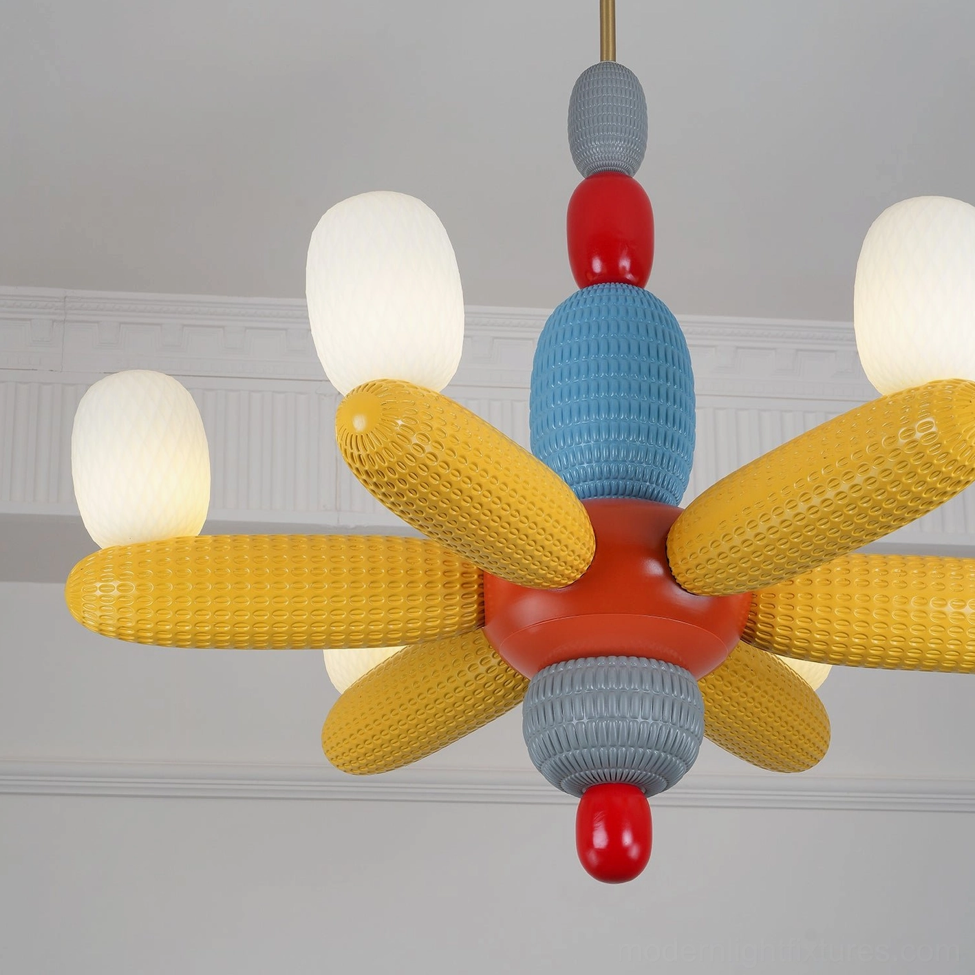 Hand-blown balloon chandelier contemporary artistic lighting solution for modern homes