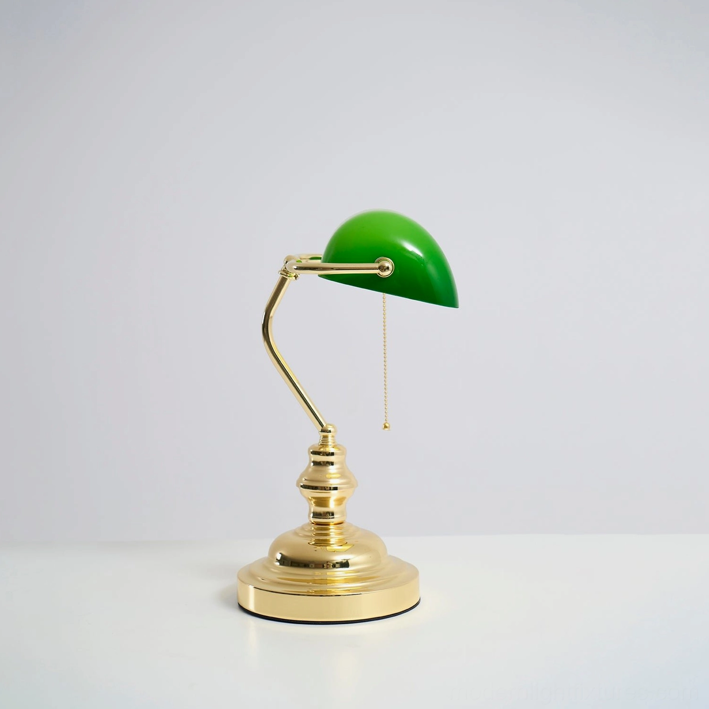 Banker table lamp vintage inspired mid century modern home design