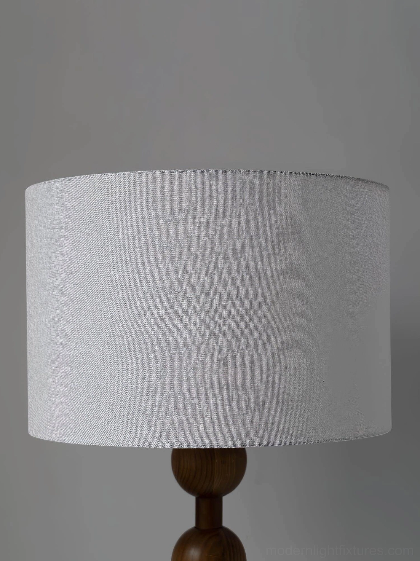 Walnut barbell floor lamp handmade unique artisanal quality
