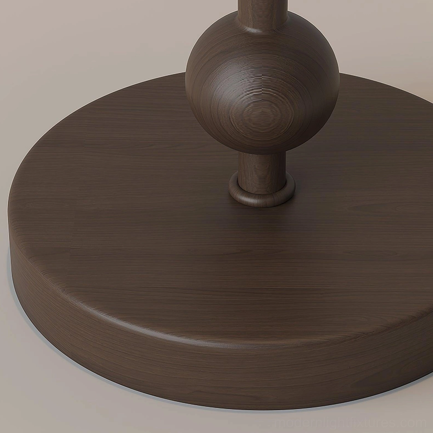 Barbell wooden floor lamp compliant international electrical standards