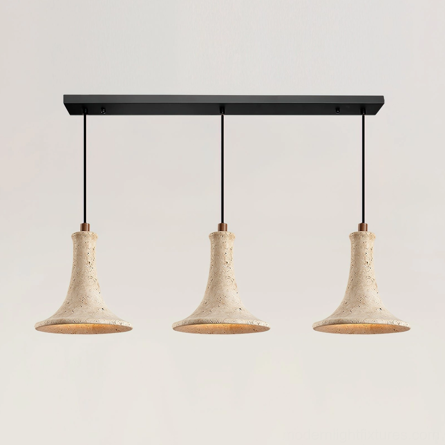 Bastion Model B 3-Head linear pendant 80cm island fixture