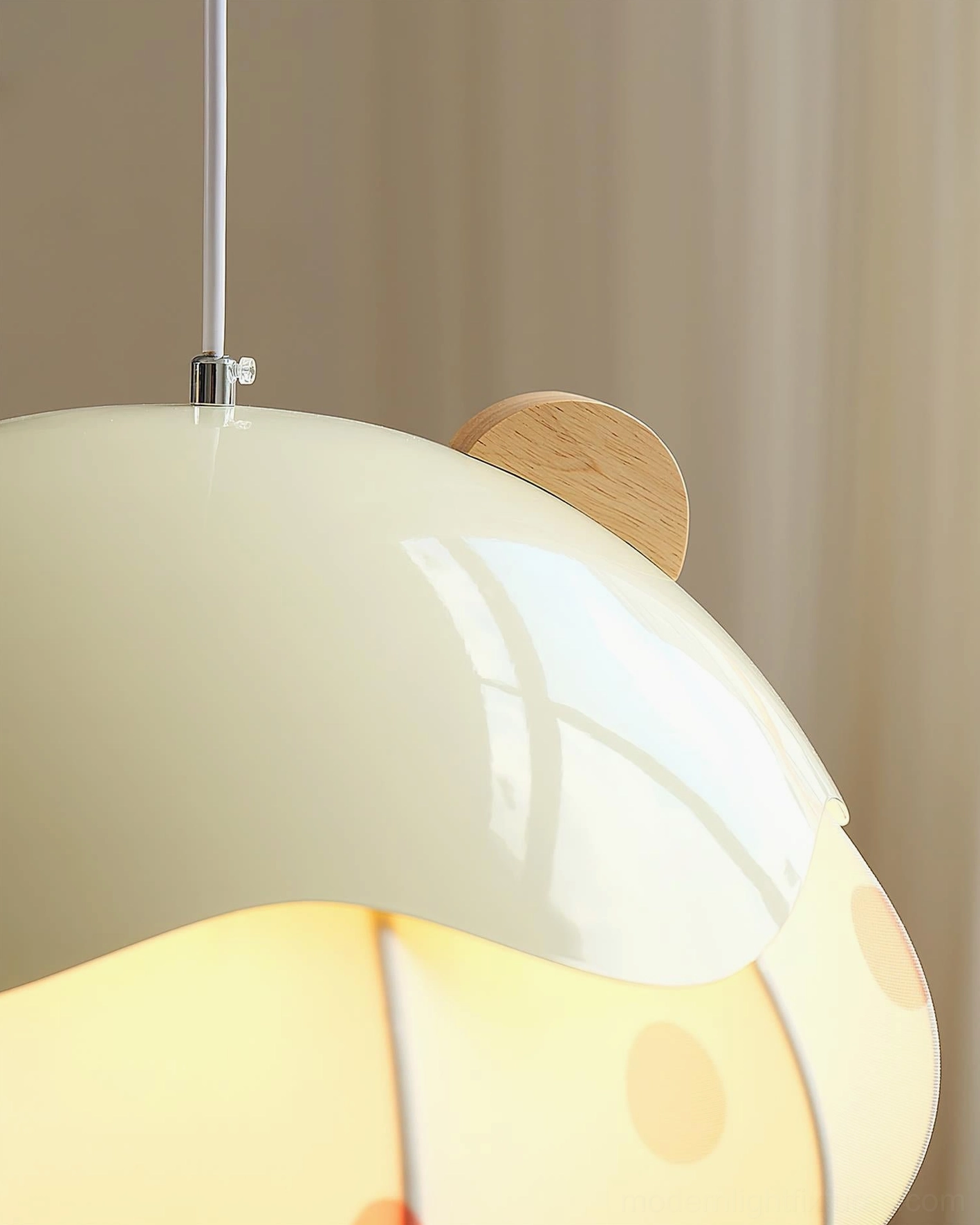 Bear Bubble pendant light installation in modern family lounge area with warm ambient LED illumination