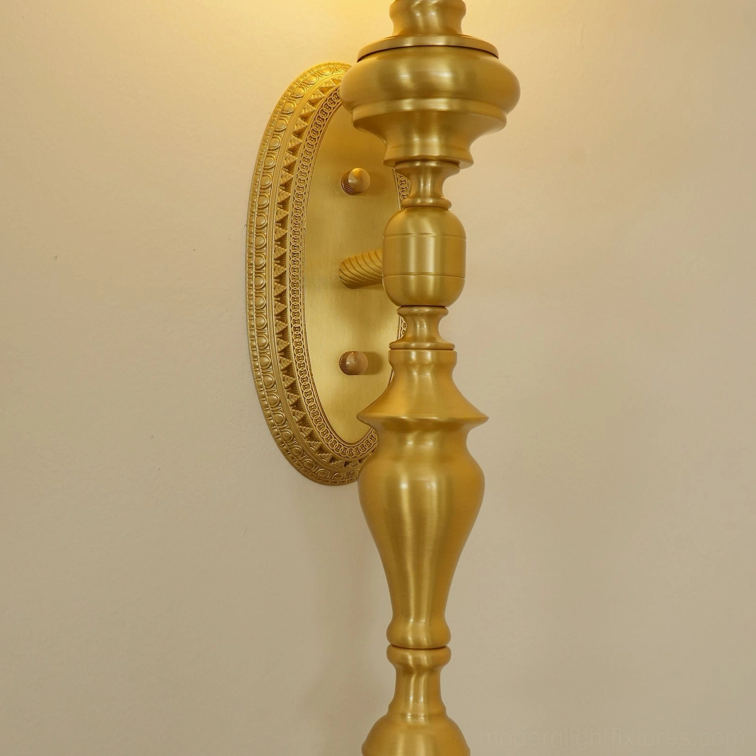 Premium handcrafted brass wall sconce with frosted glass globe international certified lighting fixture