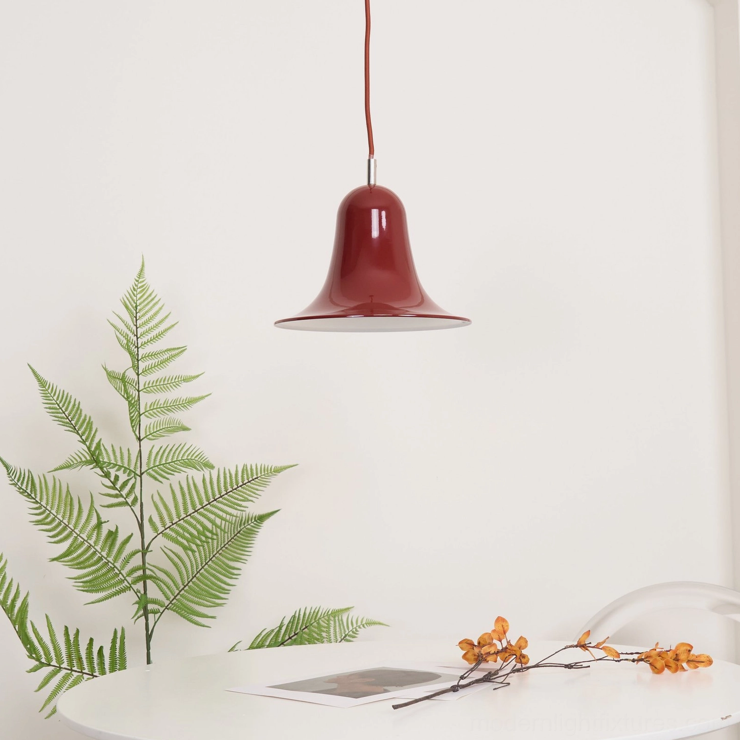 Bells ceiling pendant lamp material construction, metal aluminum iron durable contemporary light fixture construction