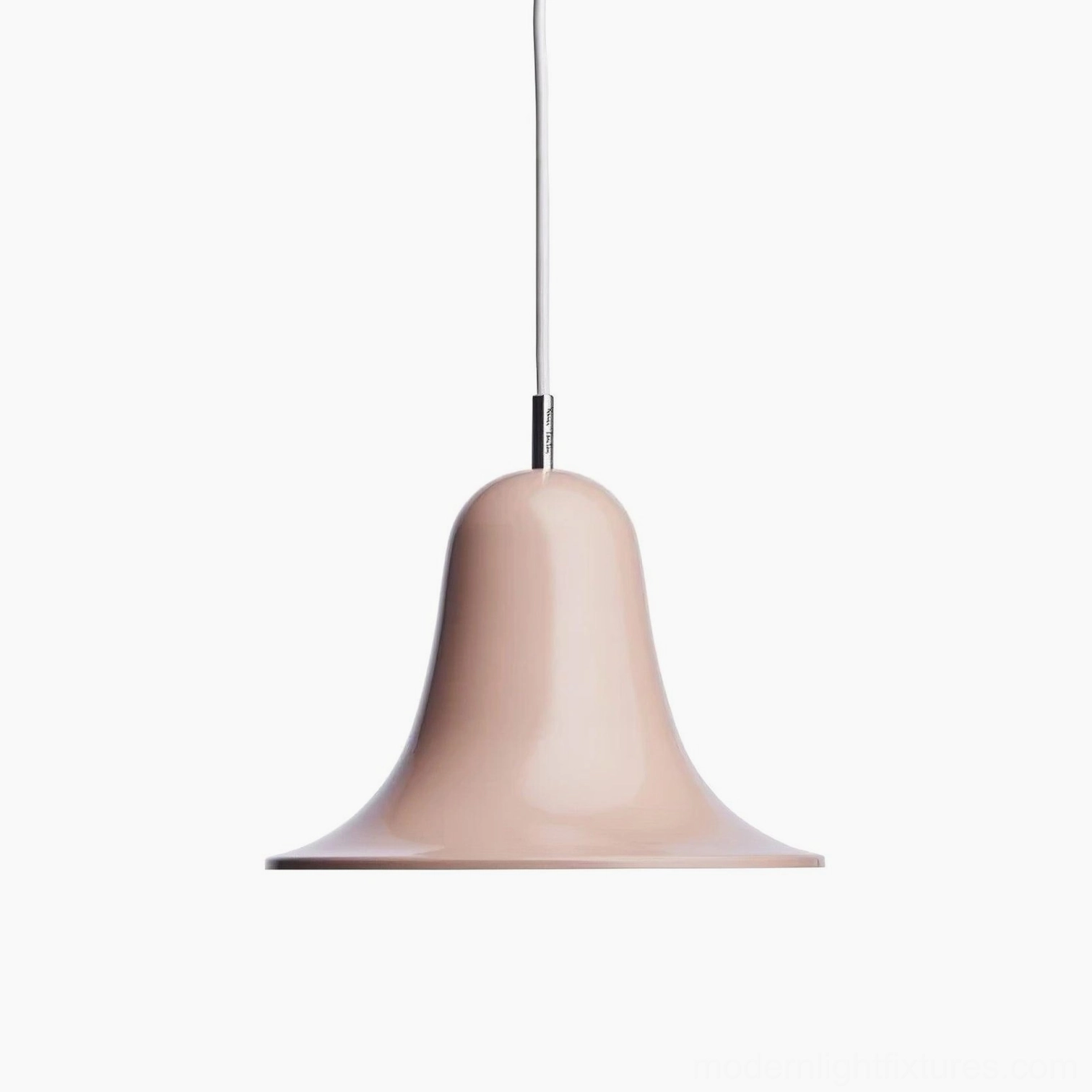Bells pendant lamp in pink pastel finish, soft contemporary ceiling light modern color expression home décor